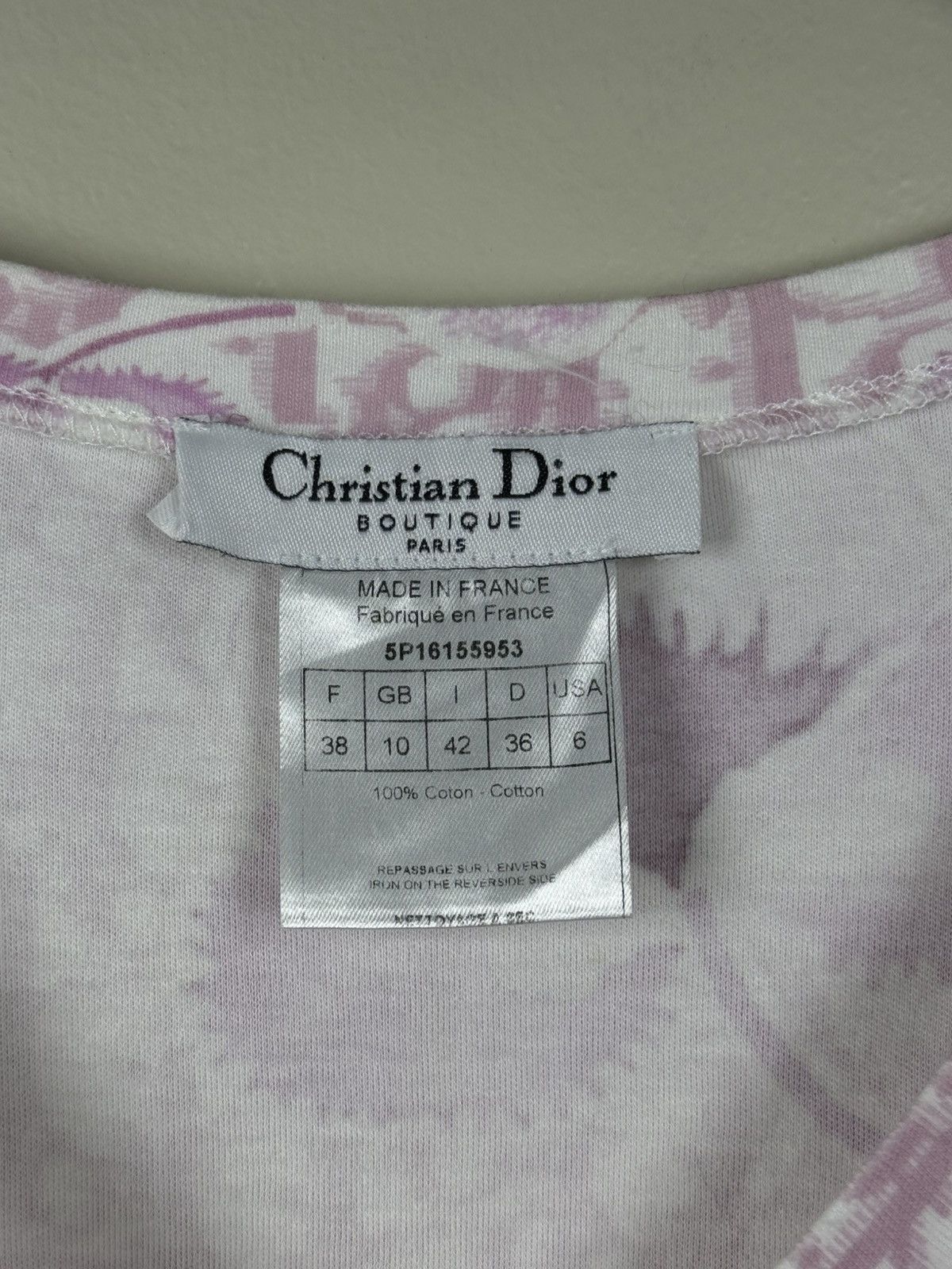 Dior Dior by John Galliano 2003 Cherry Blossom Top Size M / US 6-8 / IT 42-44 - 4 Thumbnail