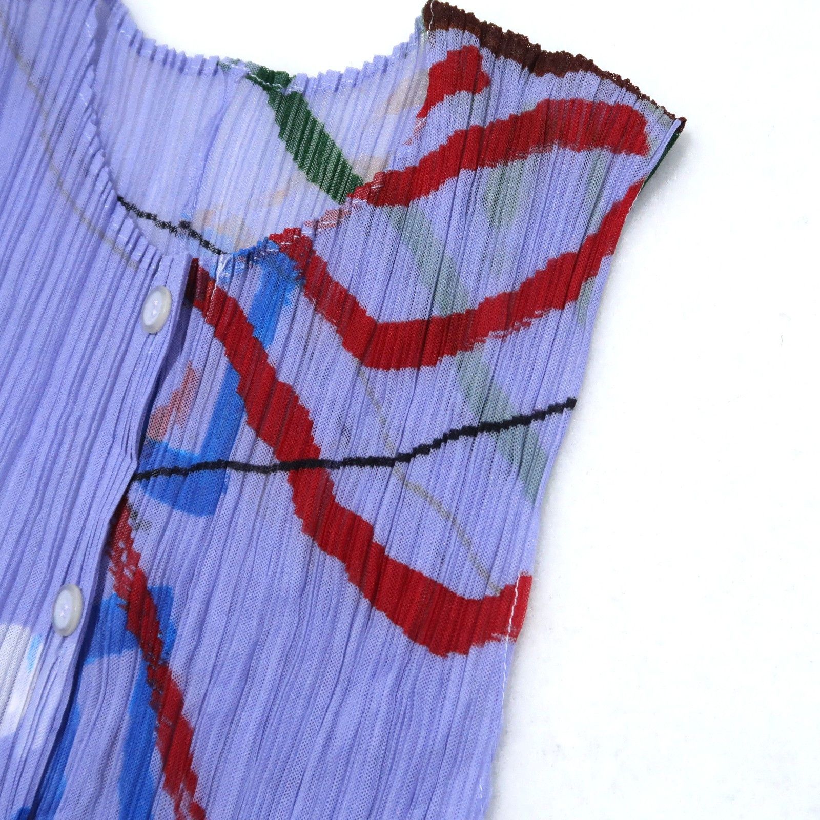 Pleats Please Issey Miyake Pleats Please Issey Miyake "Graffiti Geometry" Vest Size US M / EU 48-50 / 2 - 3 Thumbnail