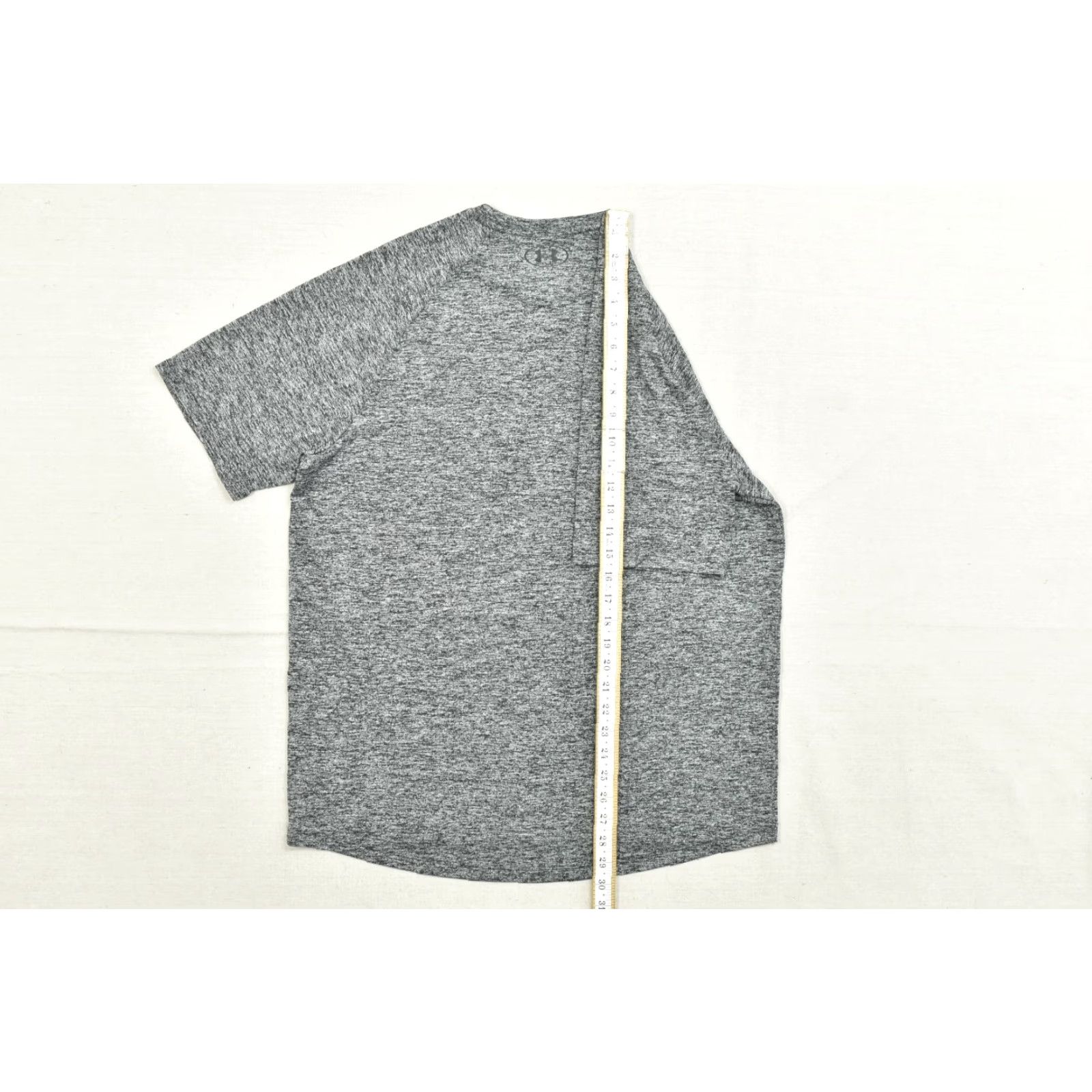 Under Armour Under Armour Mens T-Shirt Short Sleeve HeatGear Gray Heather Logo Loose Fit 2010s Sports Mens Orange? Size US 33 - 6 Thumbnail