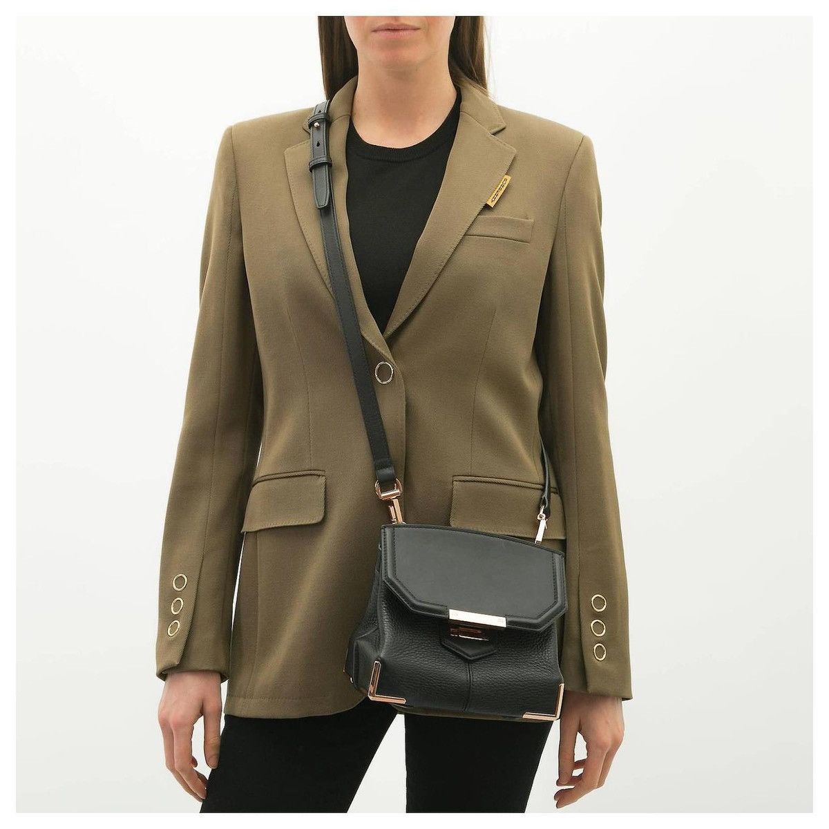 Alexander Wang Authentic Alexander Wang Marion Leather Shoulder Bag Size ONE SIZE - 14 Thumbnail