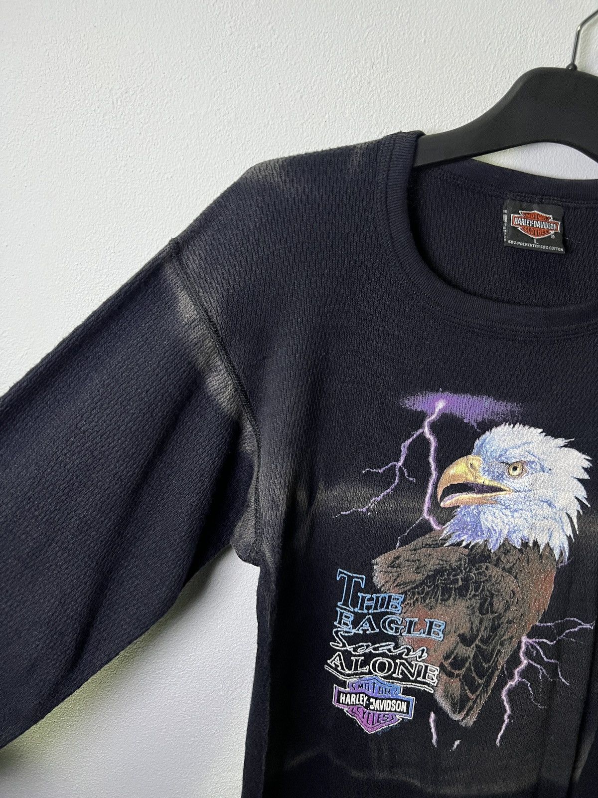 Harley Davidson Vintage Harley Davidson “Soar Alone” Tee 1995 Size US S / EU 44-46 / 1 - 2 Thumbnail