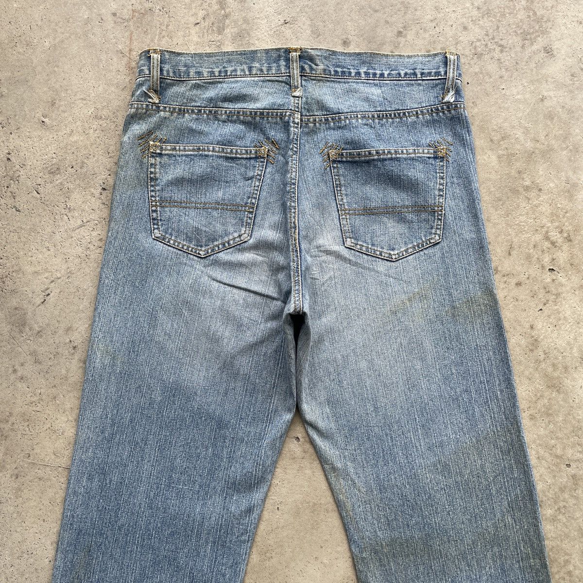 Japanese Brand × Jean × Vintage Vintage Euro135 Effect Faded Distressed Jeans Denim Pants Size US 34 / EU 50 - 8 Thumbnail