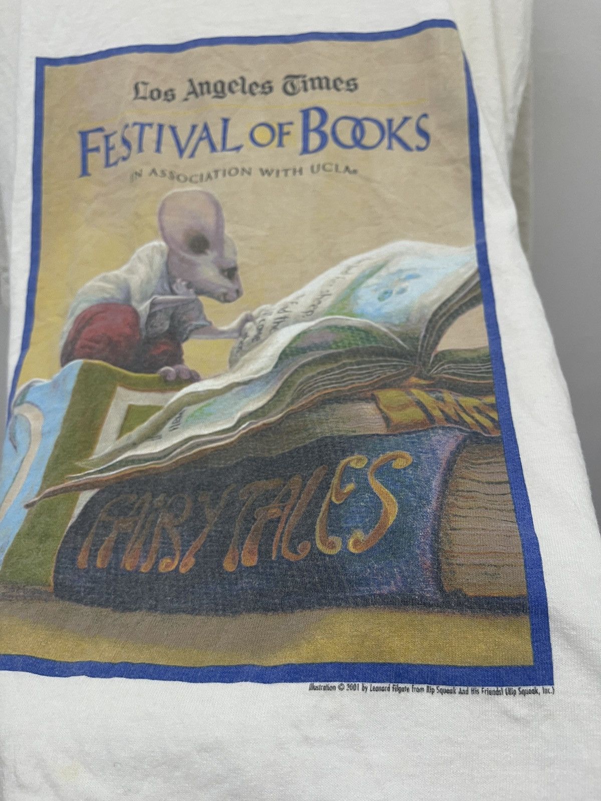Vintage Rare Vintage LA TIMES Festival of Books UCLA 2001 Rip Squeak Size US L / EU 52-54 / 3 - 3 Thumbnail