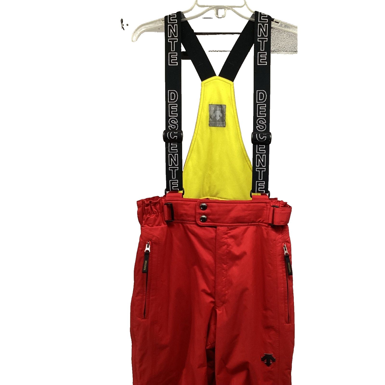 Descente Descente Vintage Red Ski Snowboard Overalls Pants 36x30 Size US 36 / EU 52 - 5 Thumbnail