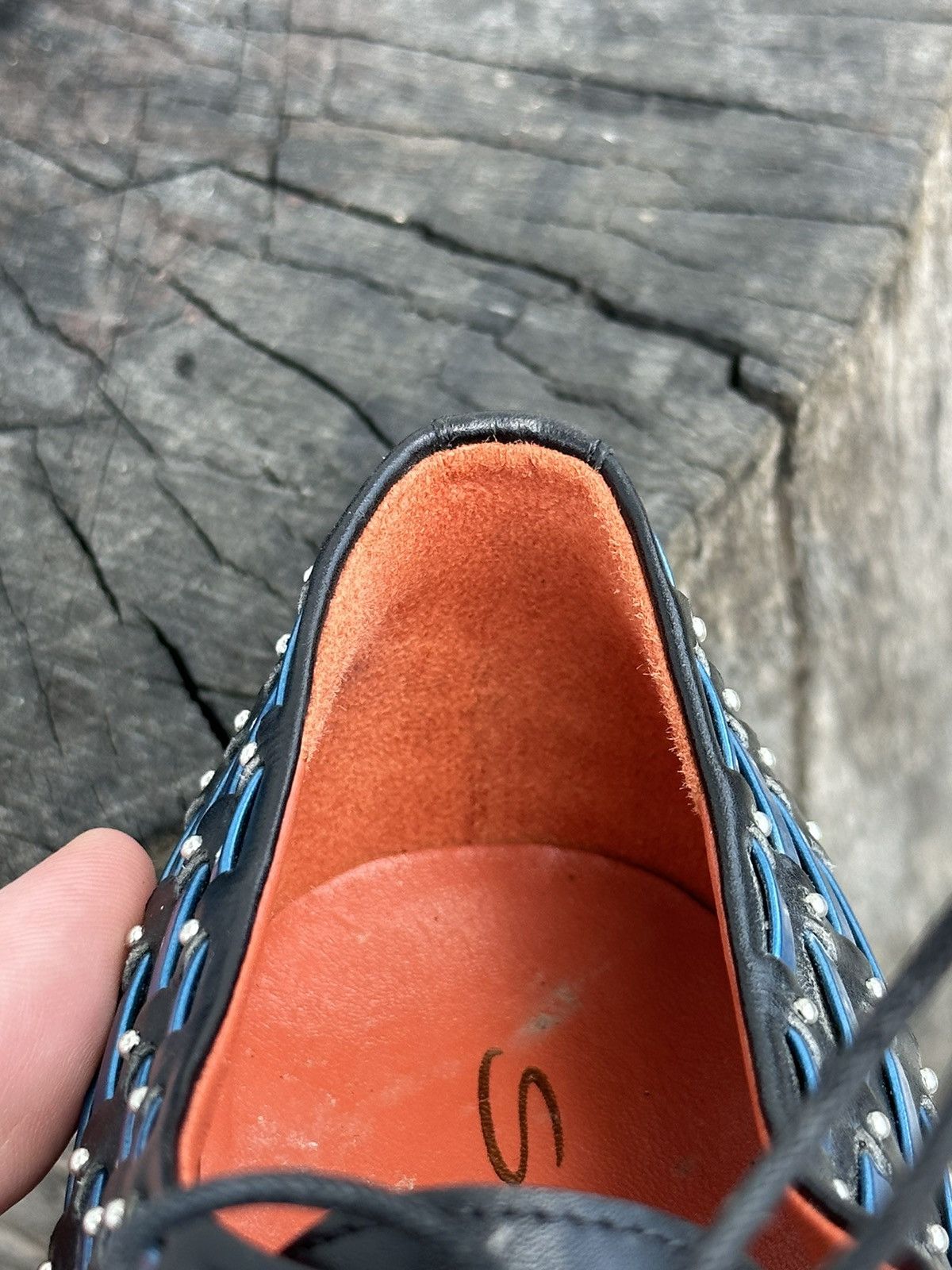 Santoni Santoni leather very rare classic shoes Size US 5.5 / EU 38 - 11 Thumbnail