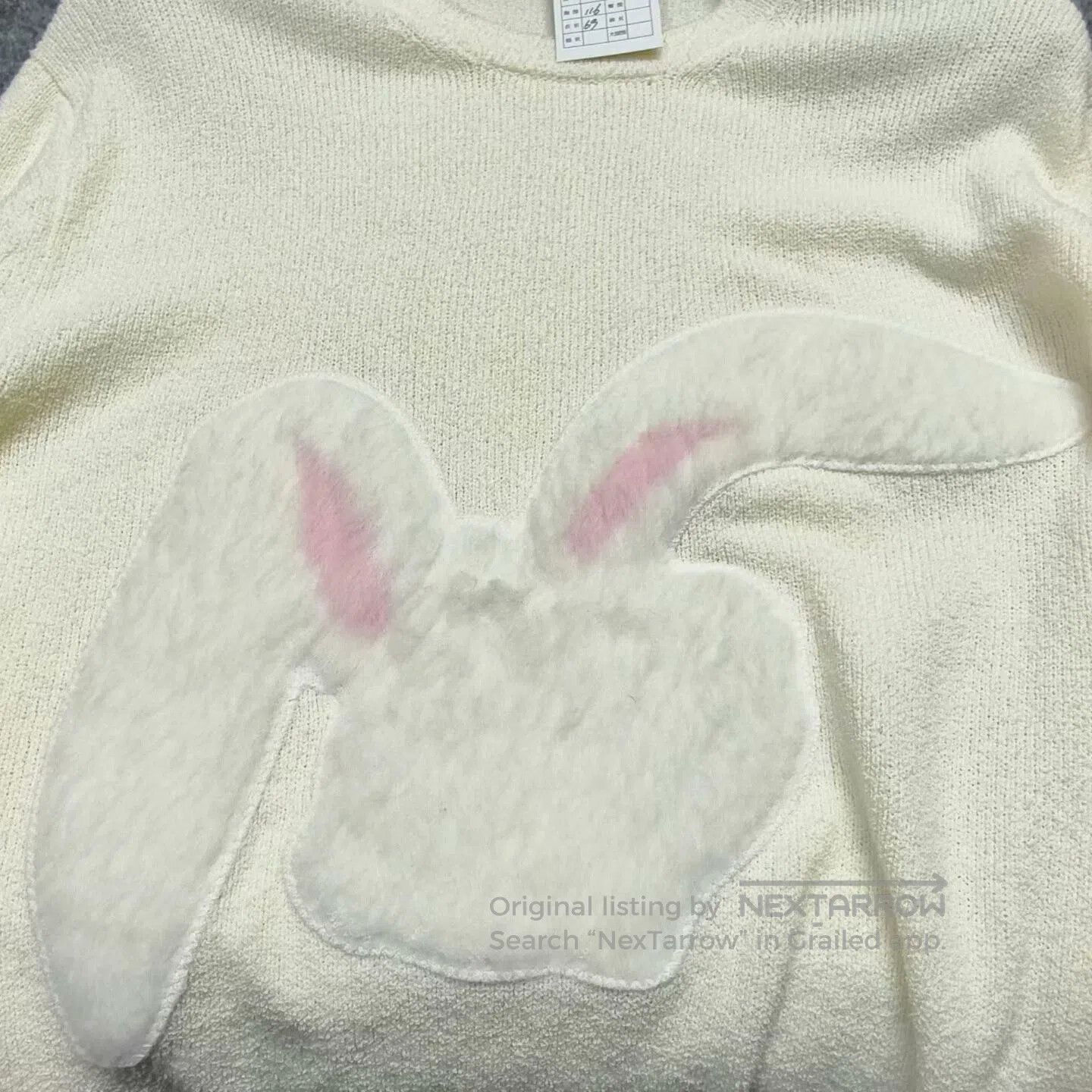 Dior dior rabbit embroidered round neck knit sweater. Size US S / EU 44-46 / 1 - 3 Thumbnail
