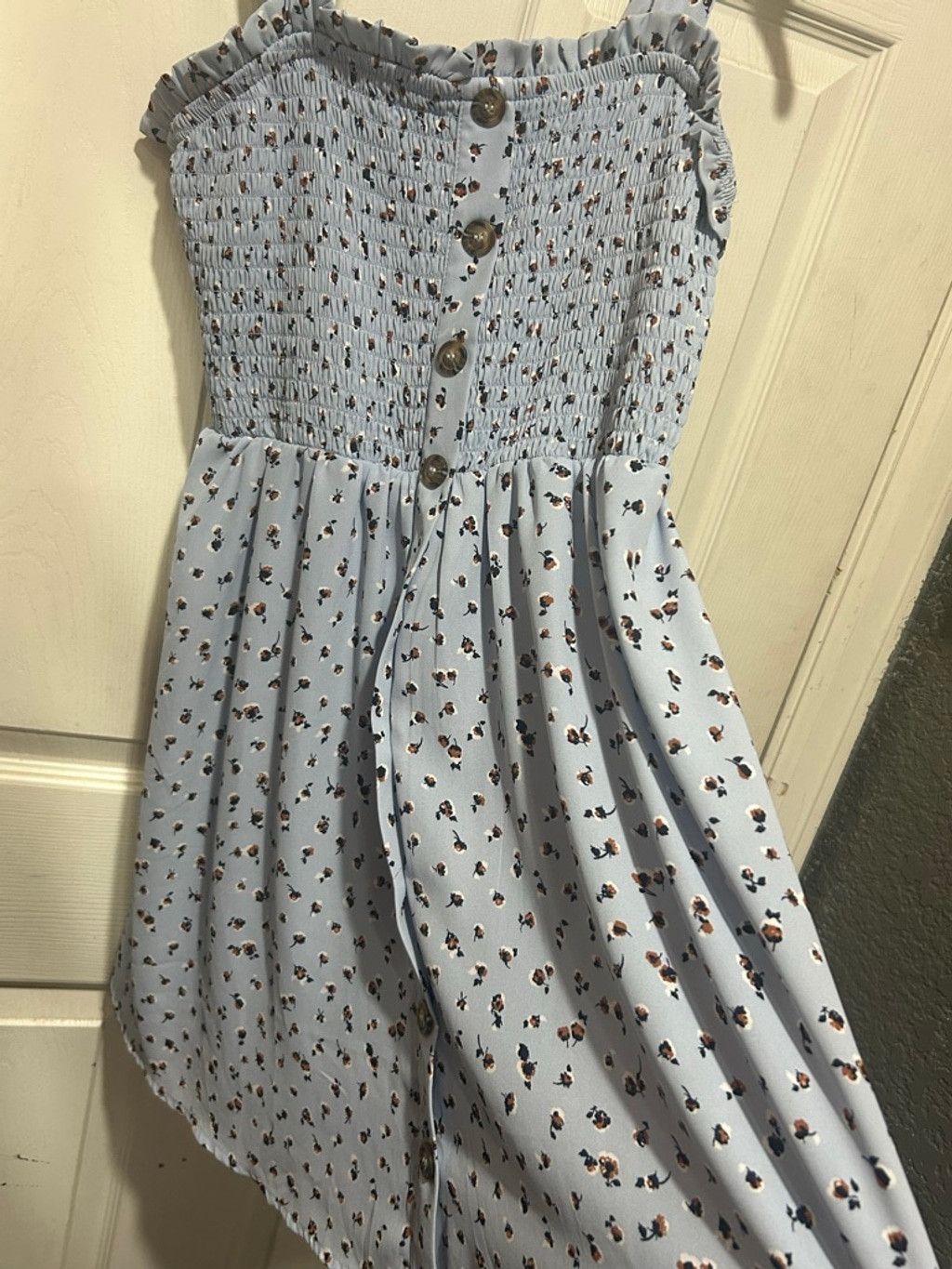 Other Women's Sienna Sky Mini Dress M Light Blue Floral Size M / US 6-8 / IT 42-44 - 3 Thumbnail