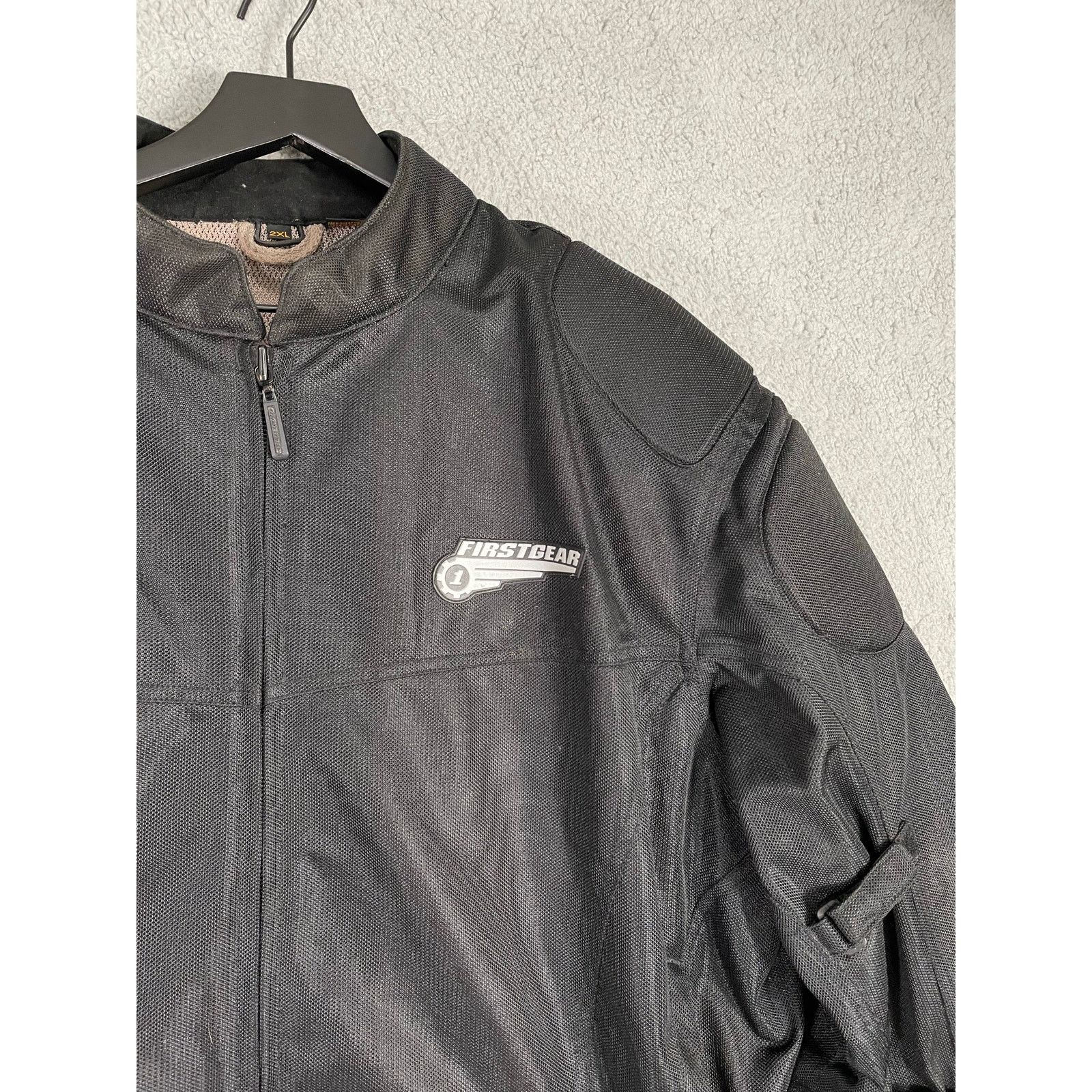 FirstGear FirstGear Men's 2XL Black Mesh Motorcycle Jacket Size US XXL / EU 58 / 5 - 9 Thumbnail