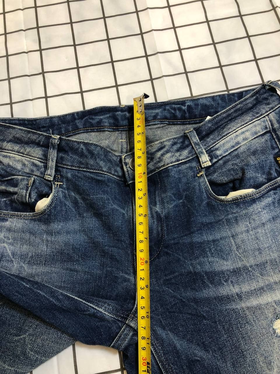 G-Star G-Star Raw GS01 Arc 3D Slim Blue Denim Jeans Size 31" - 9 Thumbnail