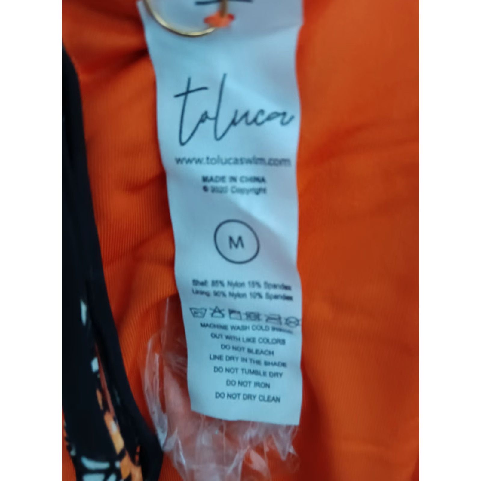 Triangl Toluca One Piece Swimsuit Multicolor Ladies M Triangle Waist Wrap Open Tummy Size ONE SIZE - 5 Thumbnail