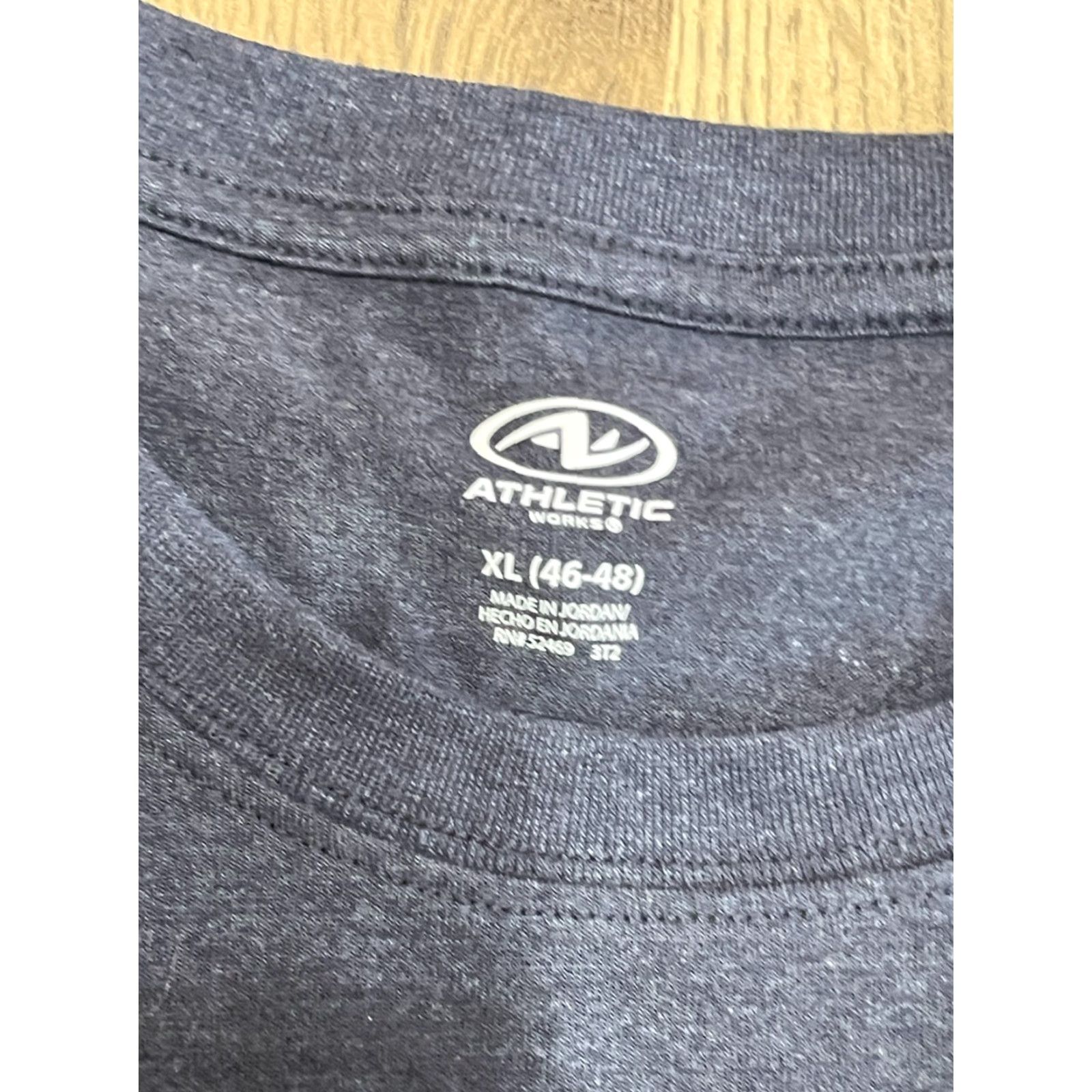 Athletic Works Athletic Works Shirt Men XL Gray Dri Works Short Sleeve NWT Size US XL / EU 56 / 4 - 6 Thumbnail