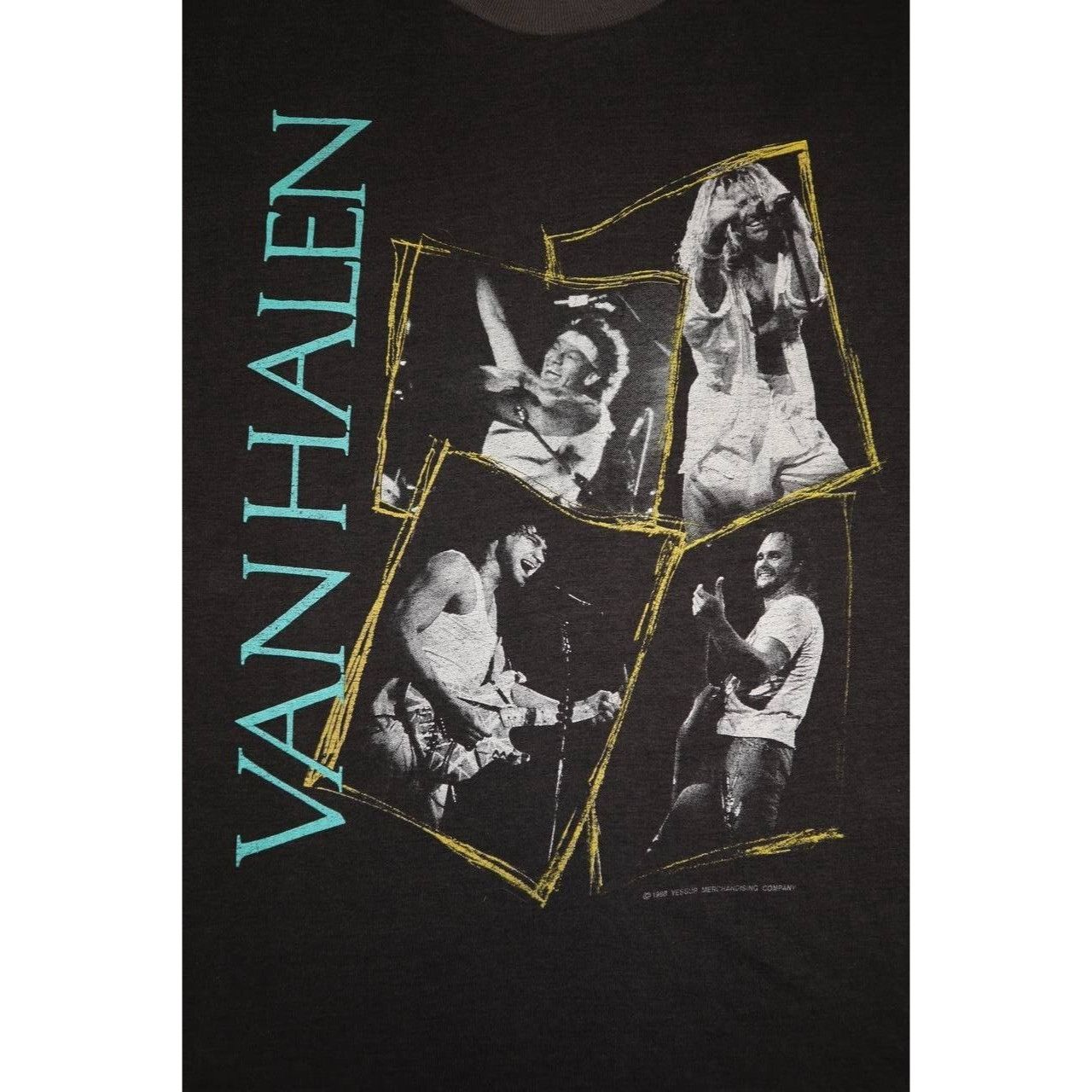Van Halen Ou812 World Tour Shirt - Vintagenclassic Tee VAN HALEN