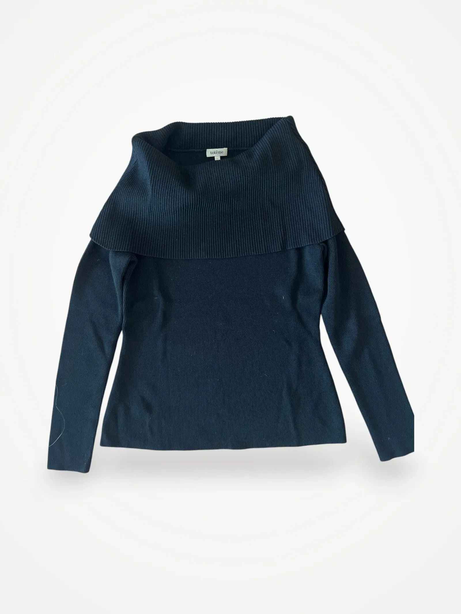 Toteme Toteme Jaca Long Sleeve Sweater Size L / US 10 / IT 46 - 1 Thumbnail