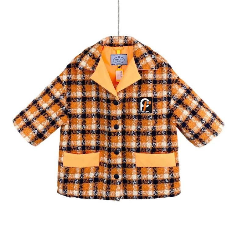 Prada Prada Plaid leather brand logo jacket Size XS / US 0-2 / IT 36-38 - 1 Thumbnail