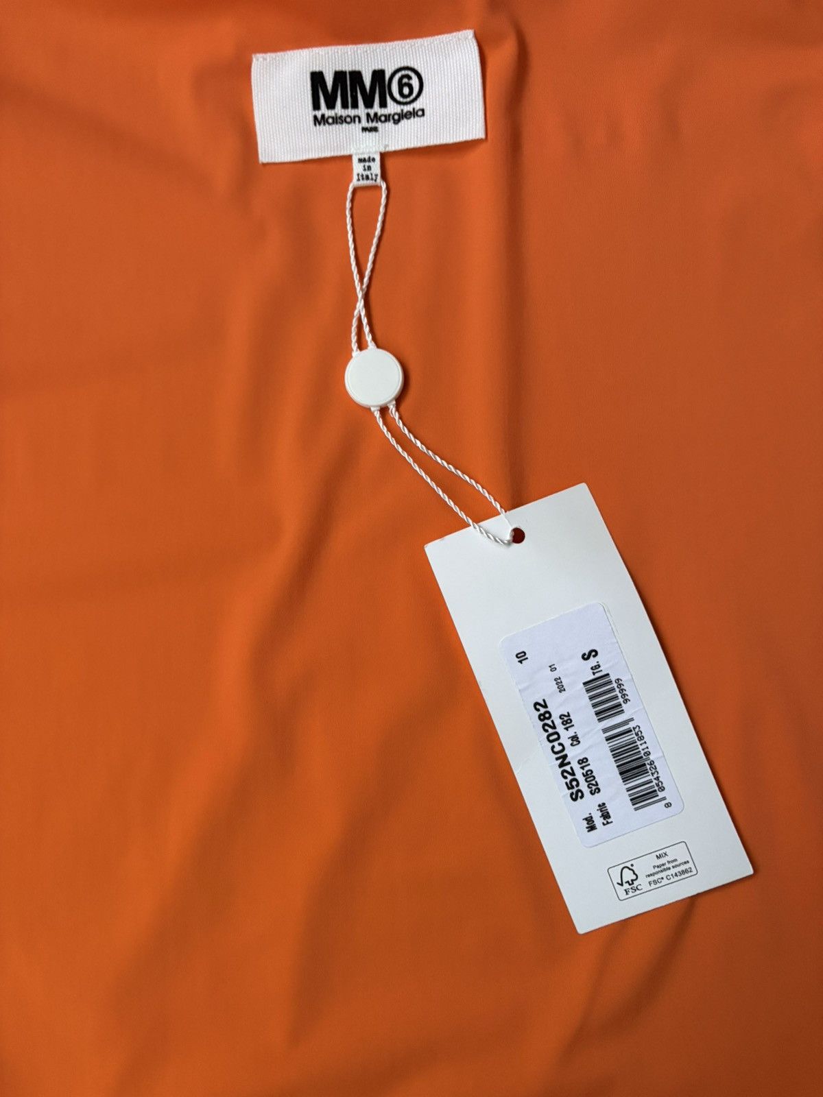MM6 MM6 Maison Margiela Orange Turtleneck Longsleeve Size S Size S / US 4 / IT 40 - 10 Thumbnail