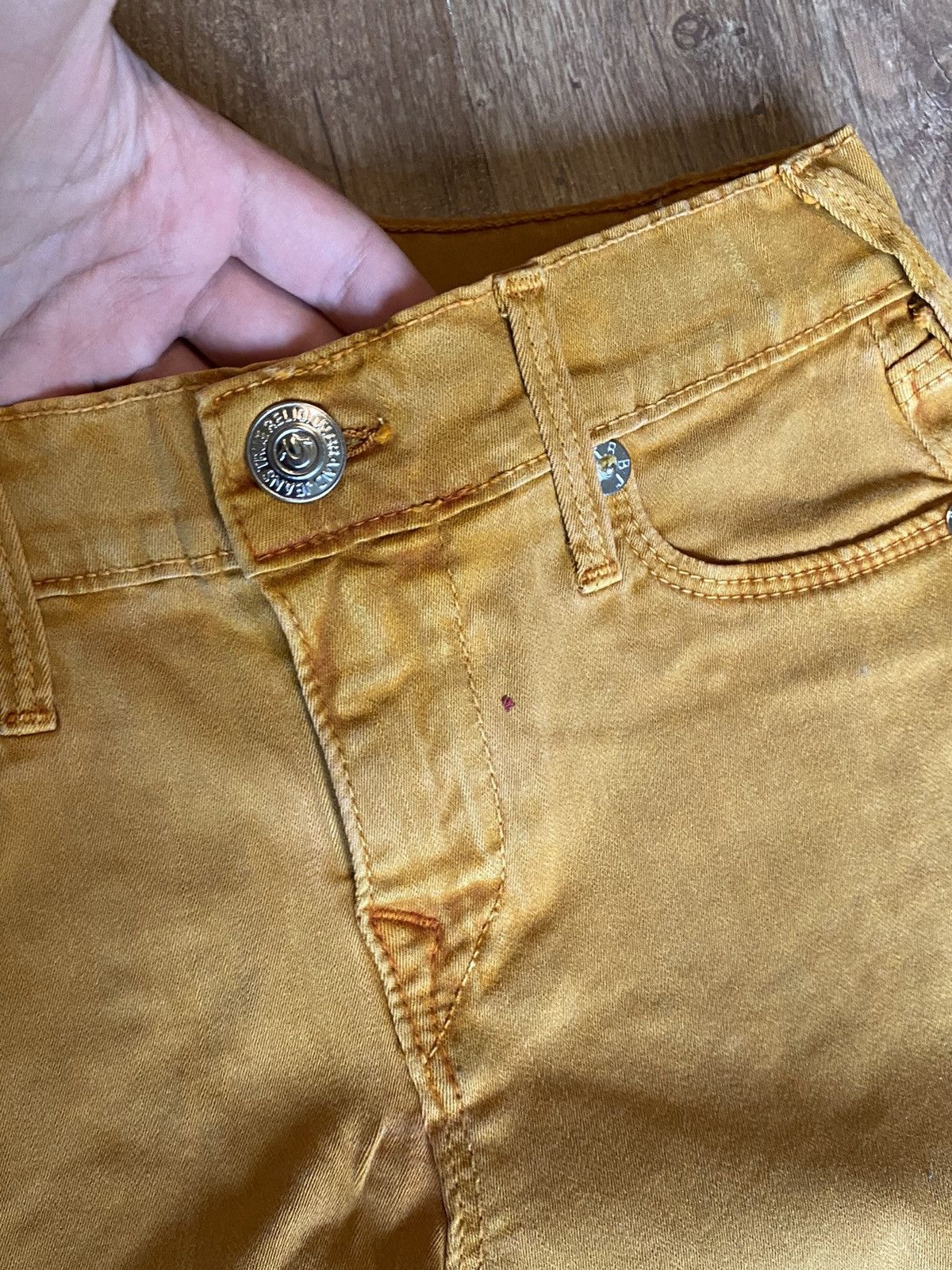 True Religion × Vintage True Religion Pant Jeans Row Seat Big Logo Vintage New USA Size 26" / US 2 / IT 38 - 10 Thumbnail