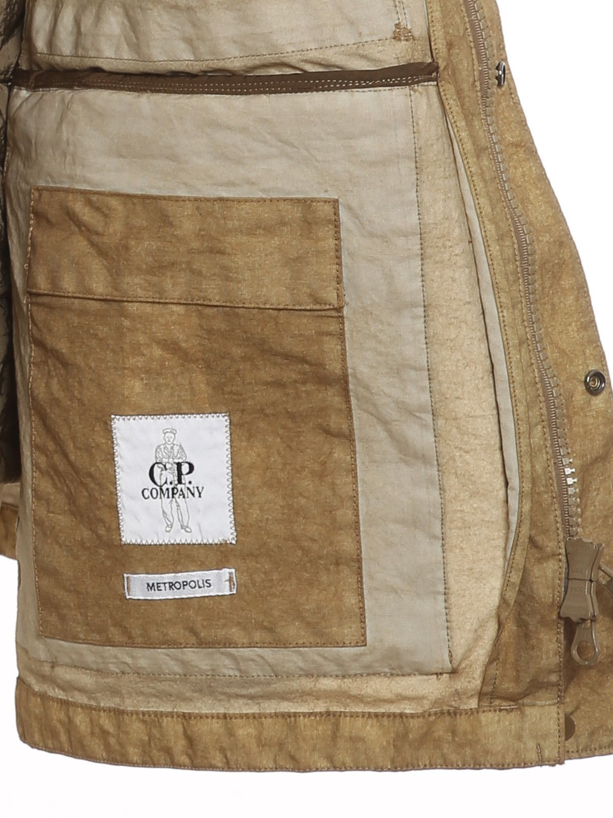 C.P. Company o1y1224 Logo Hooded Jacket in Camel Size US S / EU 44-46 / 1 - 4 Thumbnail