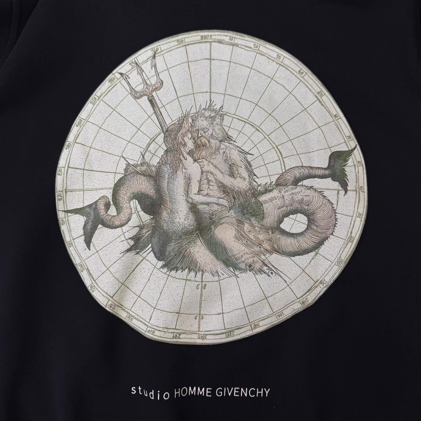 Givenchy GIVENCHY Poseidon Hoodie Q10 Size US XS / EU 42 / 0 - 4 Thumbnail