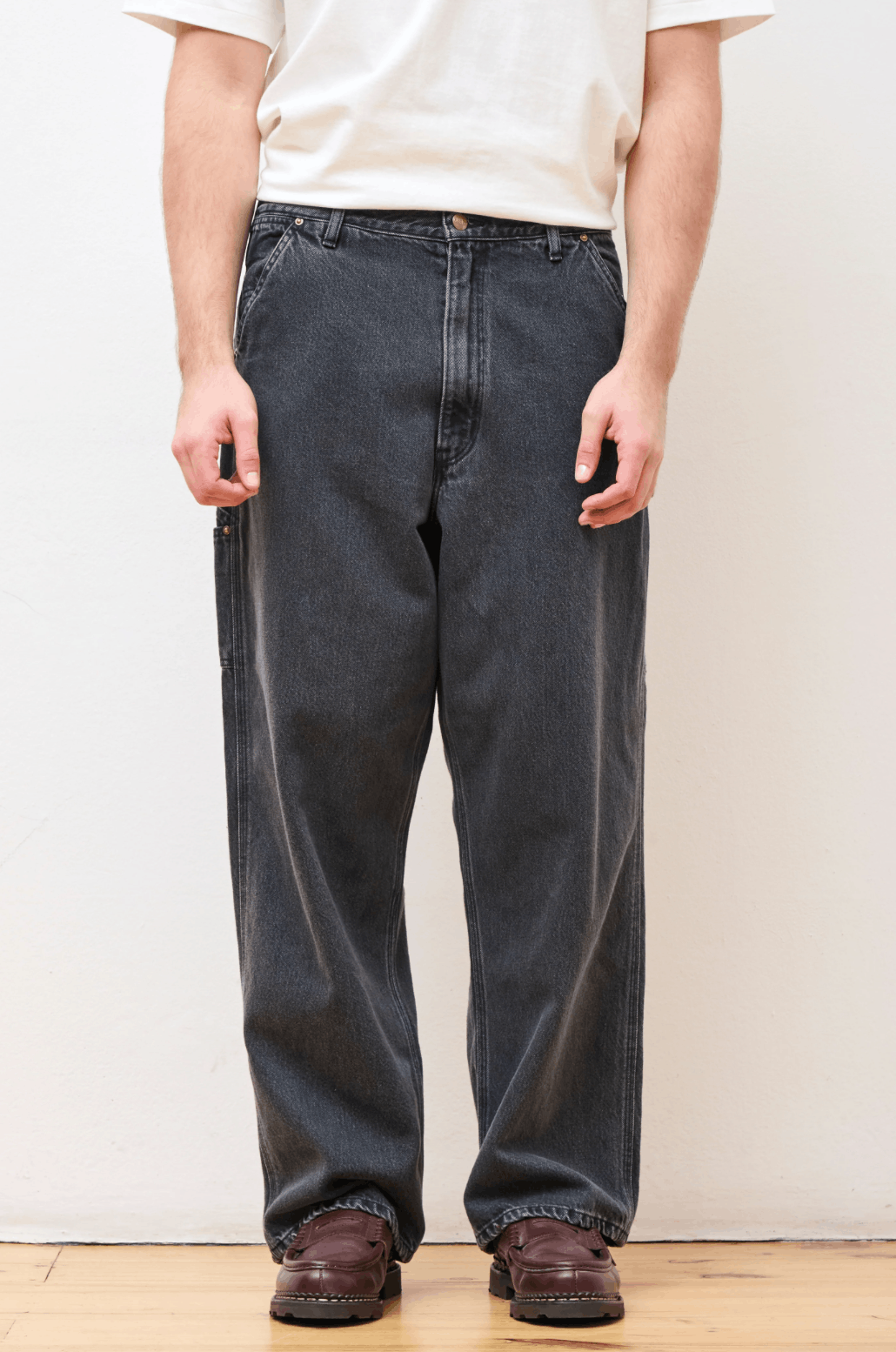 Orslow orSlow Dad's Fit Painter Pants Black Stone Denim Size 3 Size US 34 / EU 50 - 7 Thumbnail