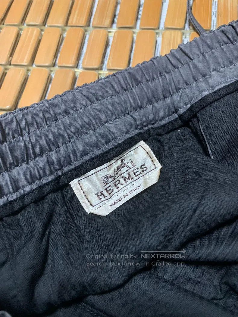 Hermes Hermes Zippered joggers with elastic cuffs Size US 26 / EU 42 - 4 Thumbnail