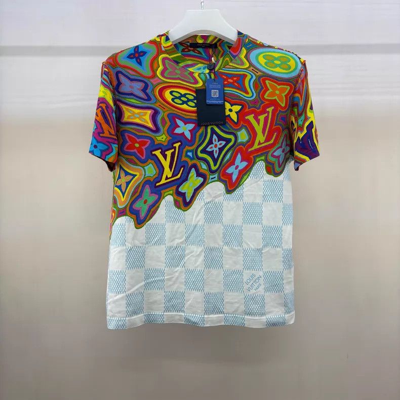 Louis Vuitton Louis Vuitton Dissolving checkerboard short sleeve Size US M / EU 48-50 / 2 - 1 Thumbnail
