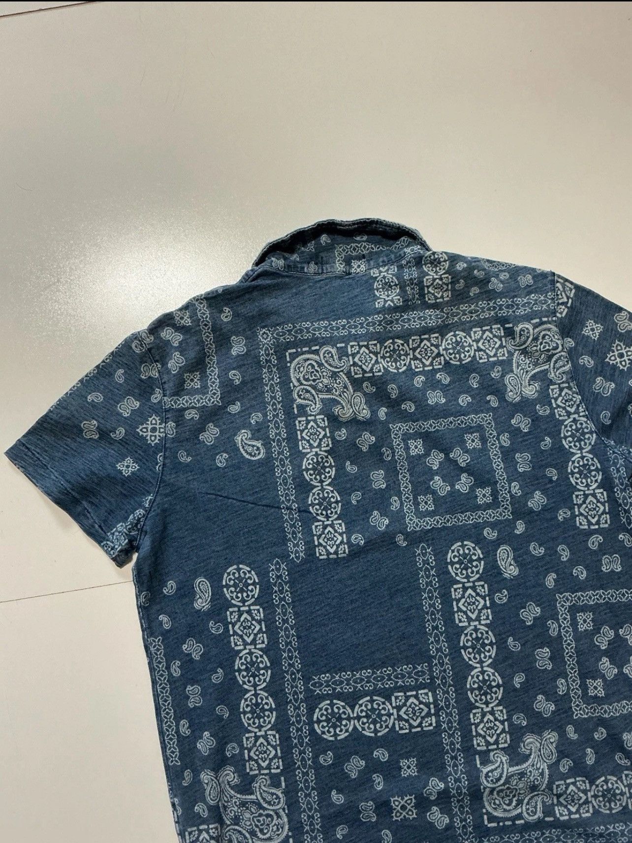 Polo Ralph Lauren Polo Ralph Lauren Bandana Paisley Blue AOP S/S Polo Shirt Size US S / EU 44-46 / 1 - 4 Thumbnail
