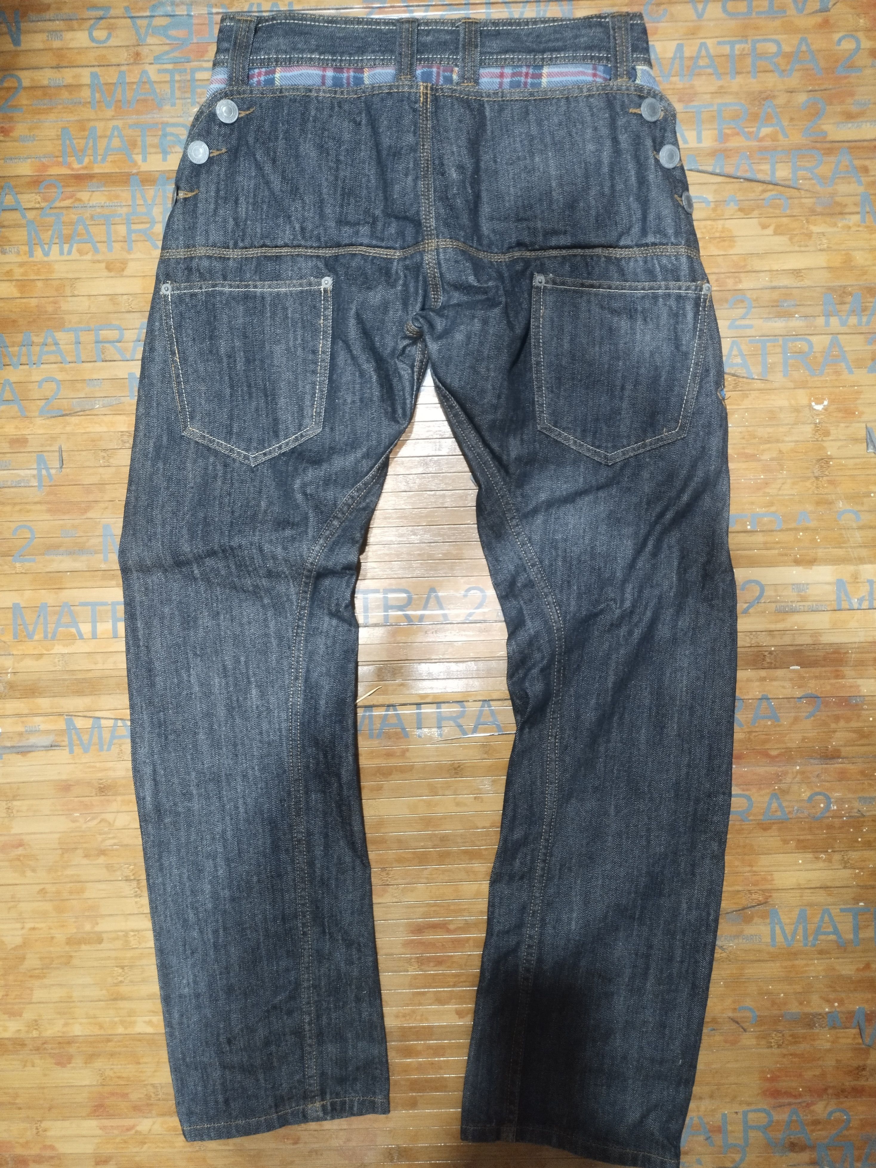 Vintage Vintage Jeans Dominate Handcrafted Sz 30" Size US 30 / EU 46 - 2 Thumbnail