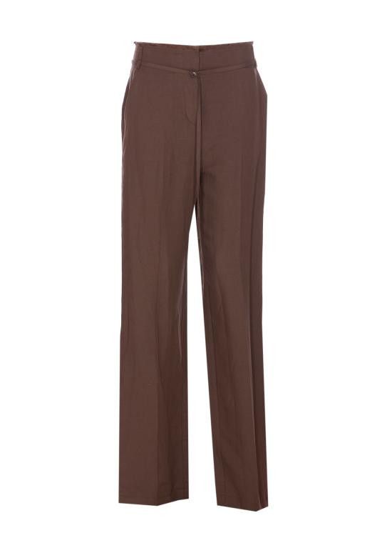 Patrizia Pepe PATRIZIA PEPE Women Straight Pants 2P1659 A052B825 Brown Size 30" / US 8 / IT 44 - 1 Thumbnail