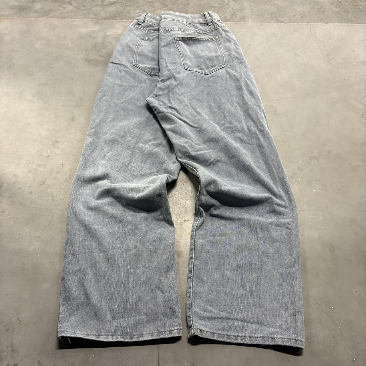 Vintage Crazy Vintage Y2K/2000s Super Baggy Skater Style Light Wash Denim Jeans! Size US 36 / EU 52 - 6 Thumbnail