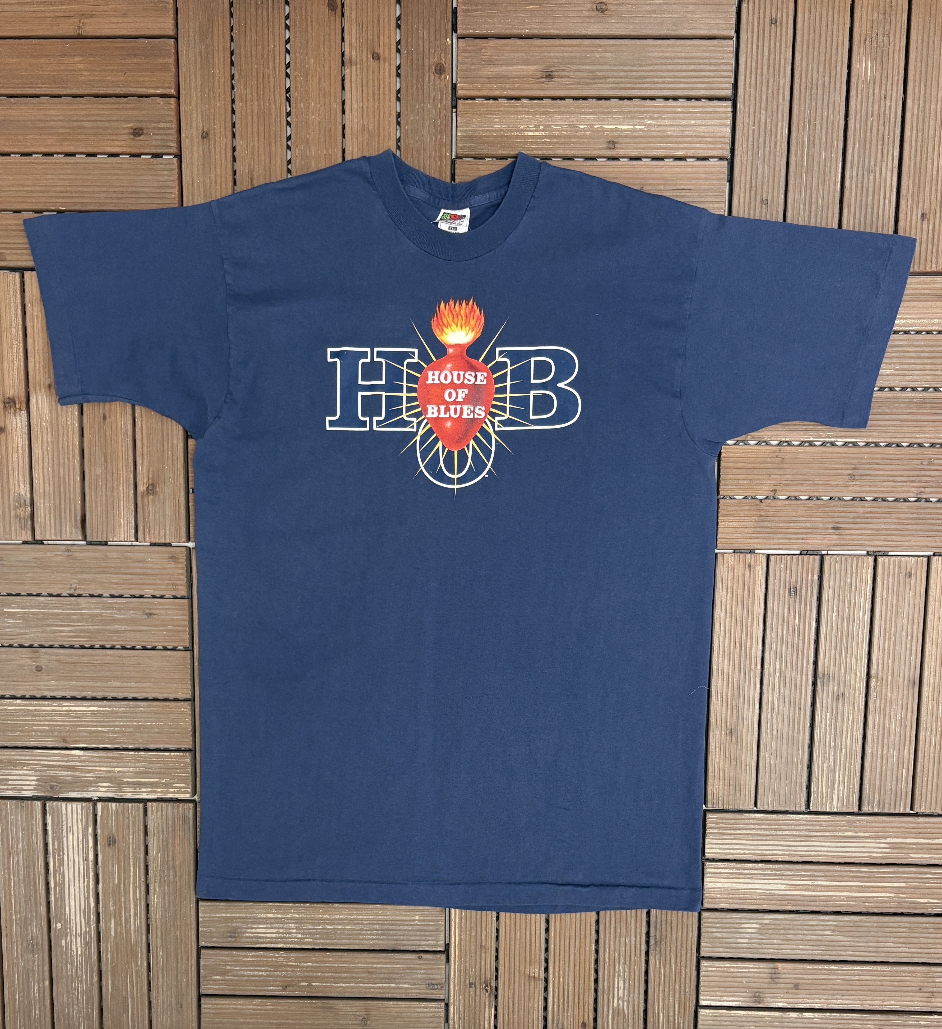 Vintage House of Blues N. Myrtle Beach Vintage Blue T-Shirt Tee Size US XL / EU 56 / 4 - 1 Thumbnail