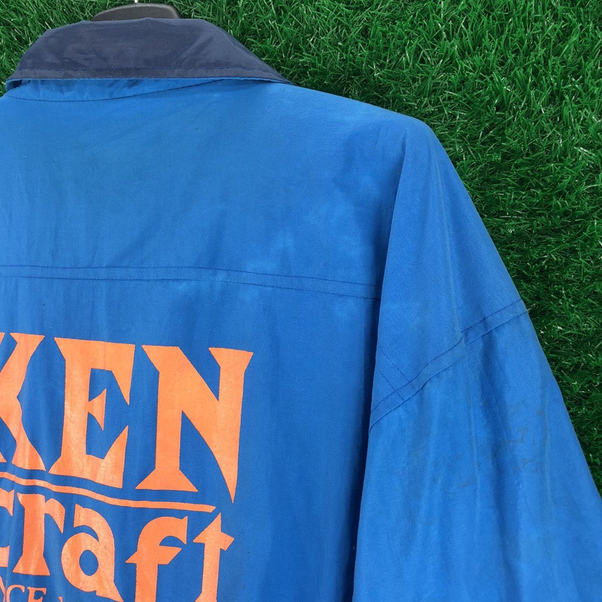 Japanese Brand × Vintage Vintage 90's Ken Craft Big Logo Sport Fishing Zipper Jacket Size US XL / EU 56 / 4 - 5 Thumbnail