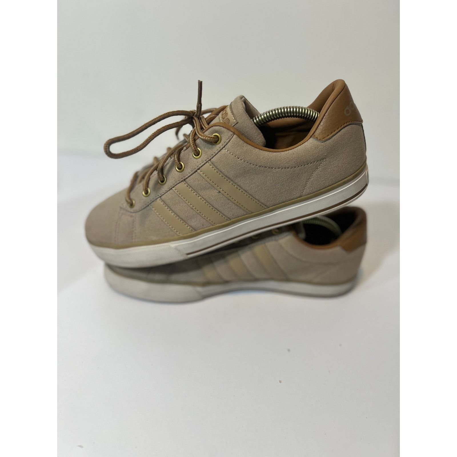 Adidas Adidas NEO Label Daily Vulc Sneakers Mens 10 Shoes Beige Size US 10 / EU 43 - 7 Thumbnail