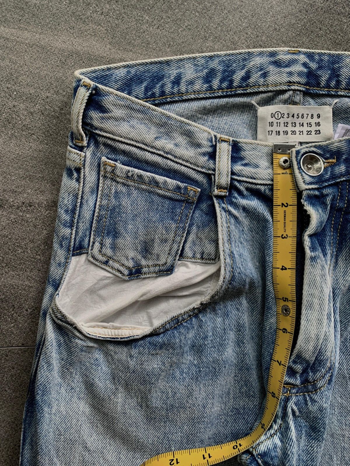 Maison Margiela Maison Margiela 6 Contrast Pocket Denim Jeans Size US 28 / EU 44 - 10 Thumbnail