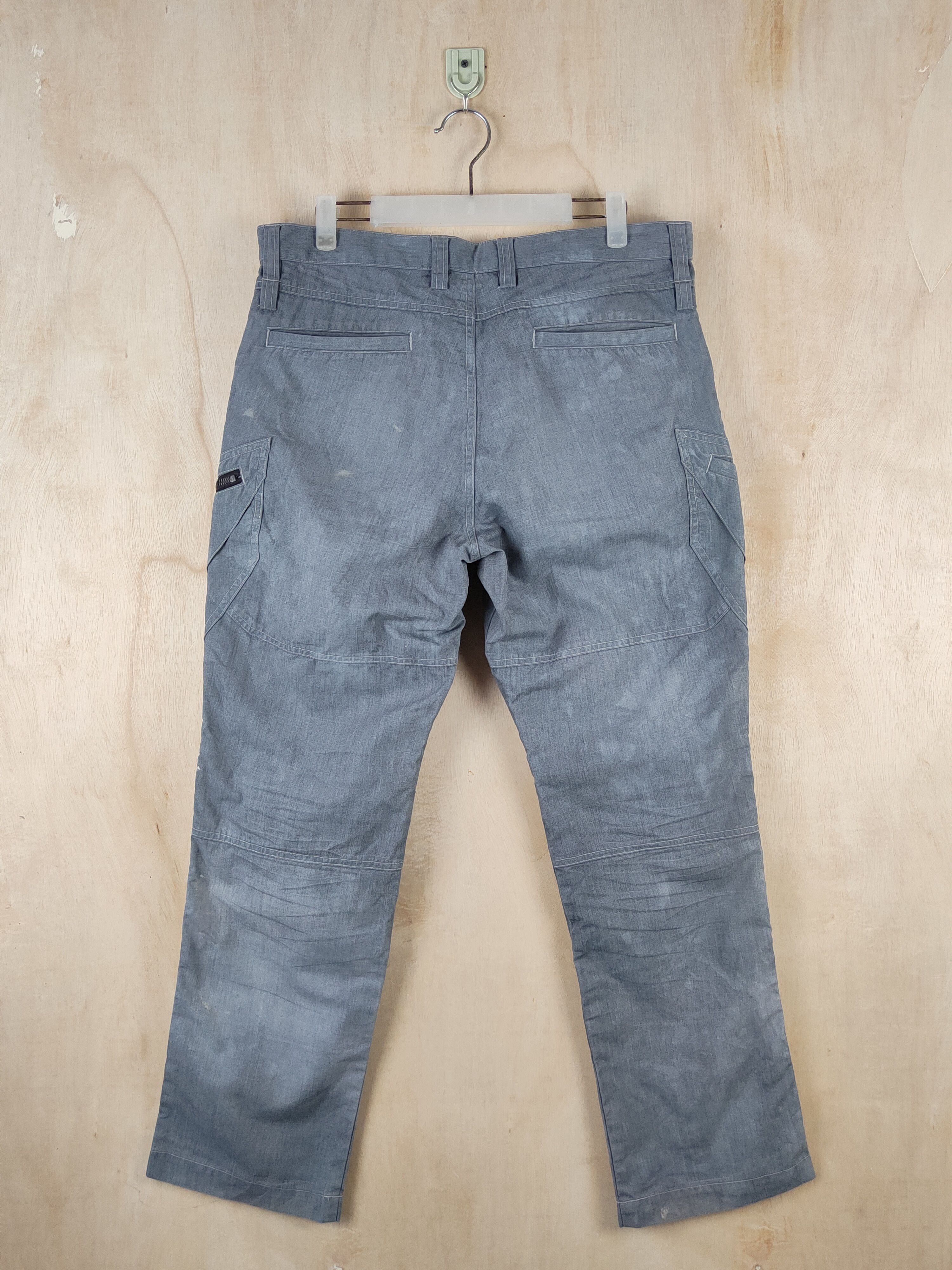 Japanese Brand TS Design Gray Faded Multipocket Tactical Cargo Pants #S2472 Size US 34 / EU 50 - 9 Thumbnail