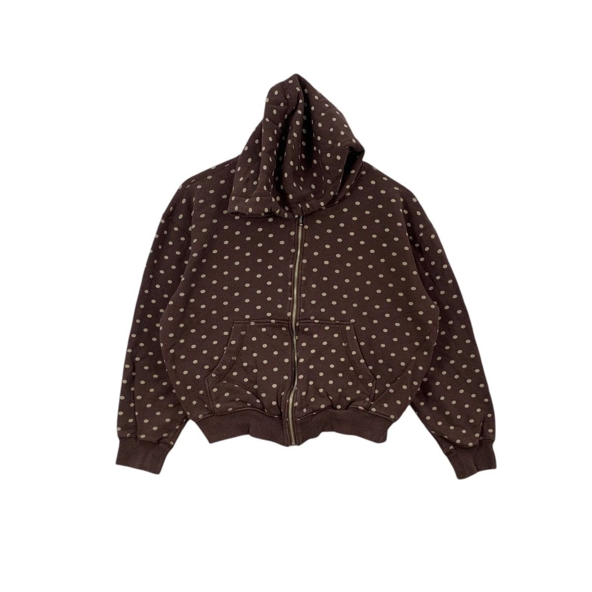 Vintage Vintage PPFM PEYTON PLACE Sports Polka Dot Hoodie Zipper Size M / US 6-8 / IT 42-44 - 1 Thumbnail