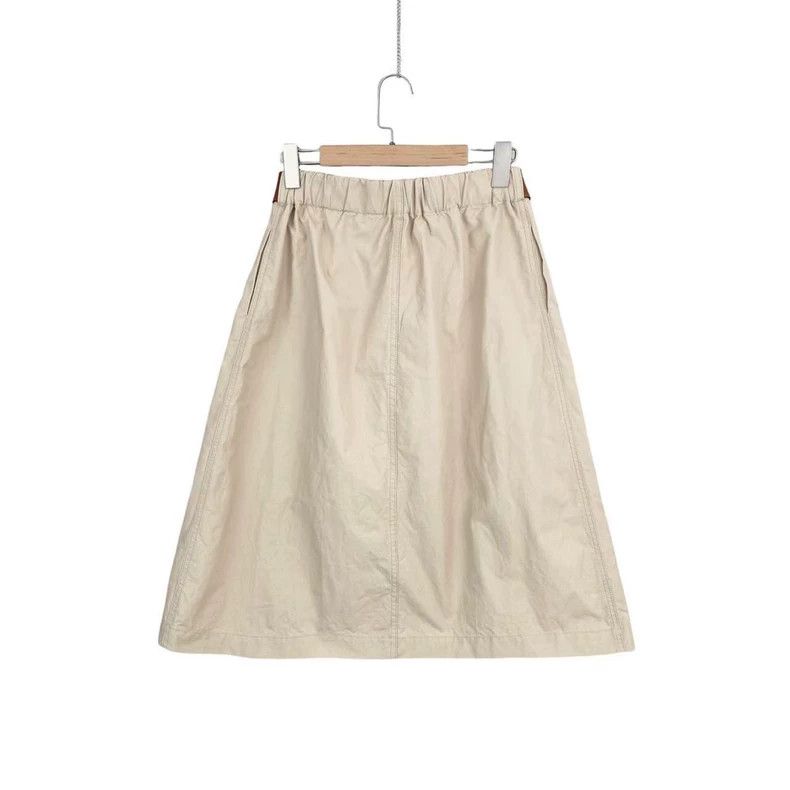 Loewe LOEWE Small buffalo belt patchwork skirt Size 42" / US 20 - 2 Thumbnail