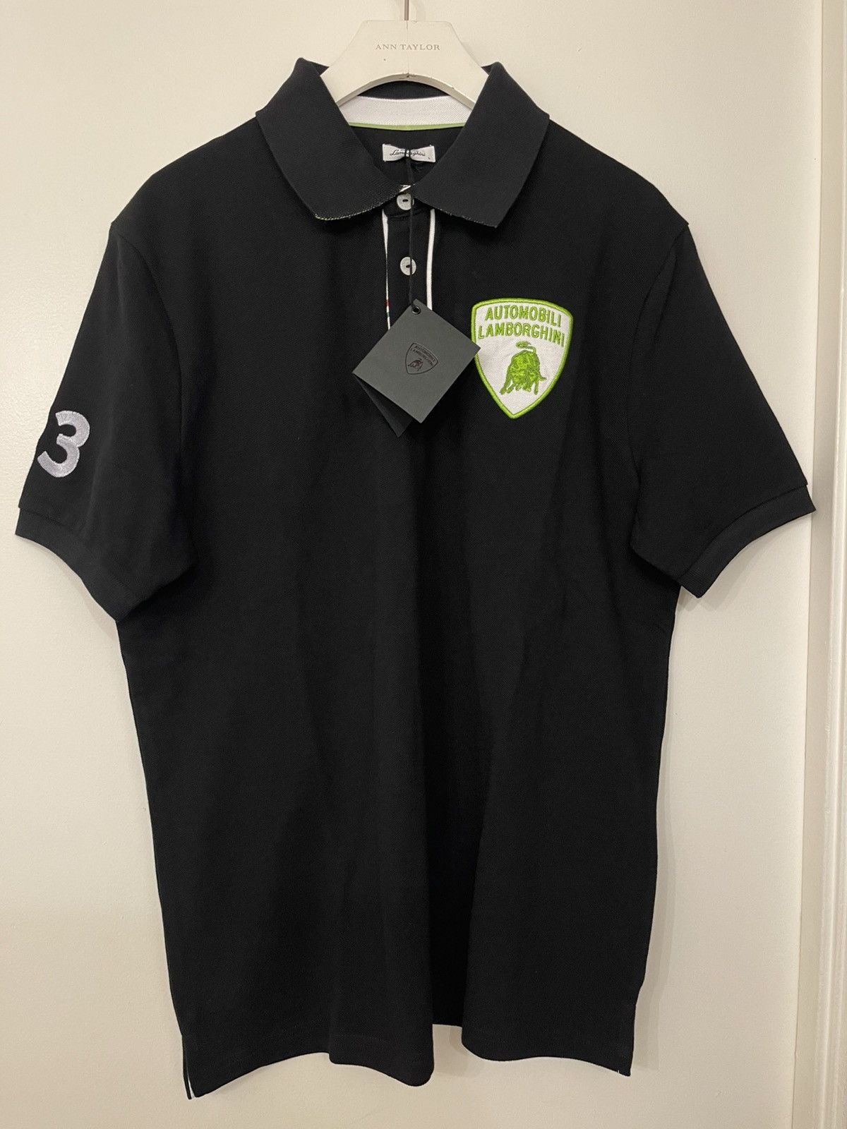 Lamborghini Automobili Lamborghini Polo Shirt Size Large Black/Green Size US L / EU 52-54 / 3 - 1 Thumbnail