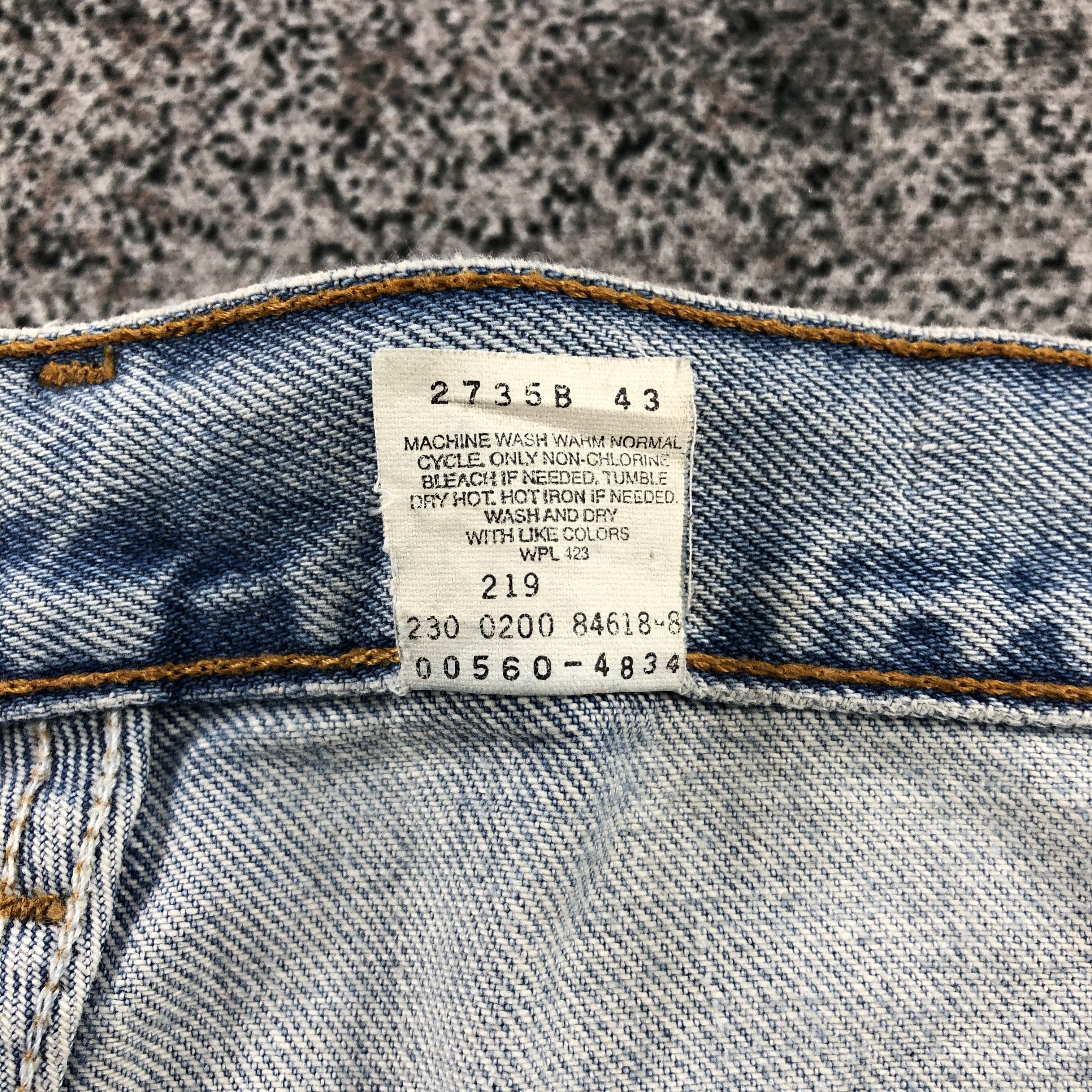 Levi's Vintage Levis 560 Jeans Medium Wash Denim KJ577 Size US 34 / EU 50 - 11 Thumbnail