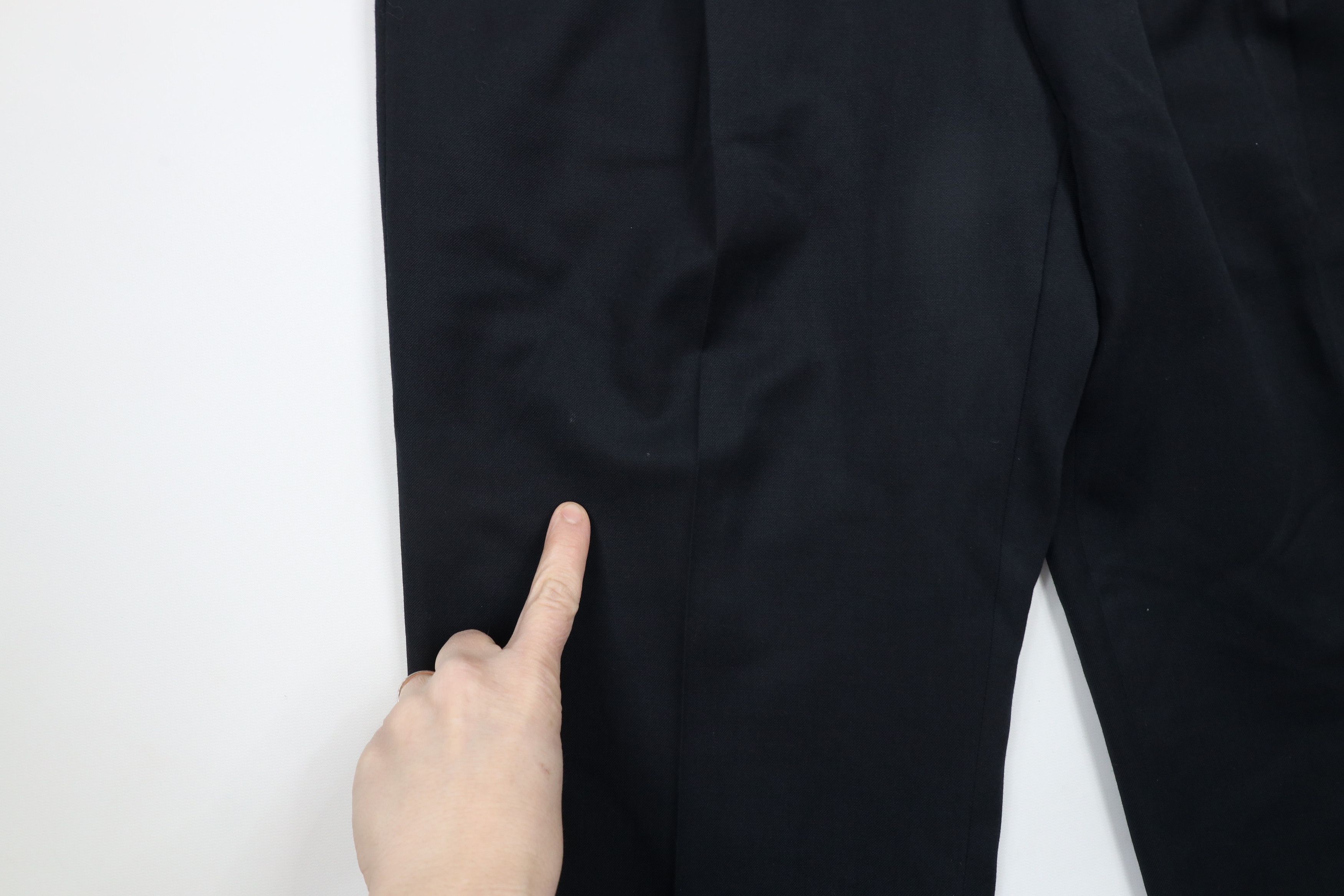 Vintage Vintage 90s Streetwear Pleated Chino Pants Trousers Black Size US 34 / EU 50 - 5 Thumbnail