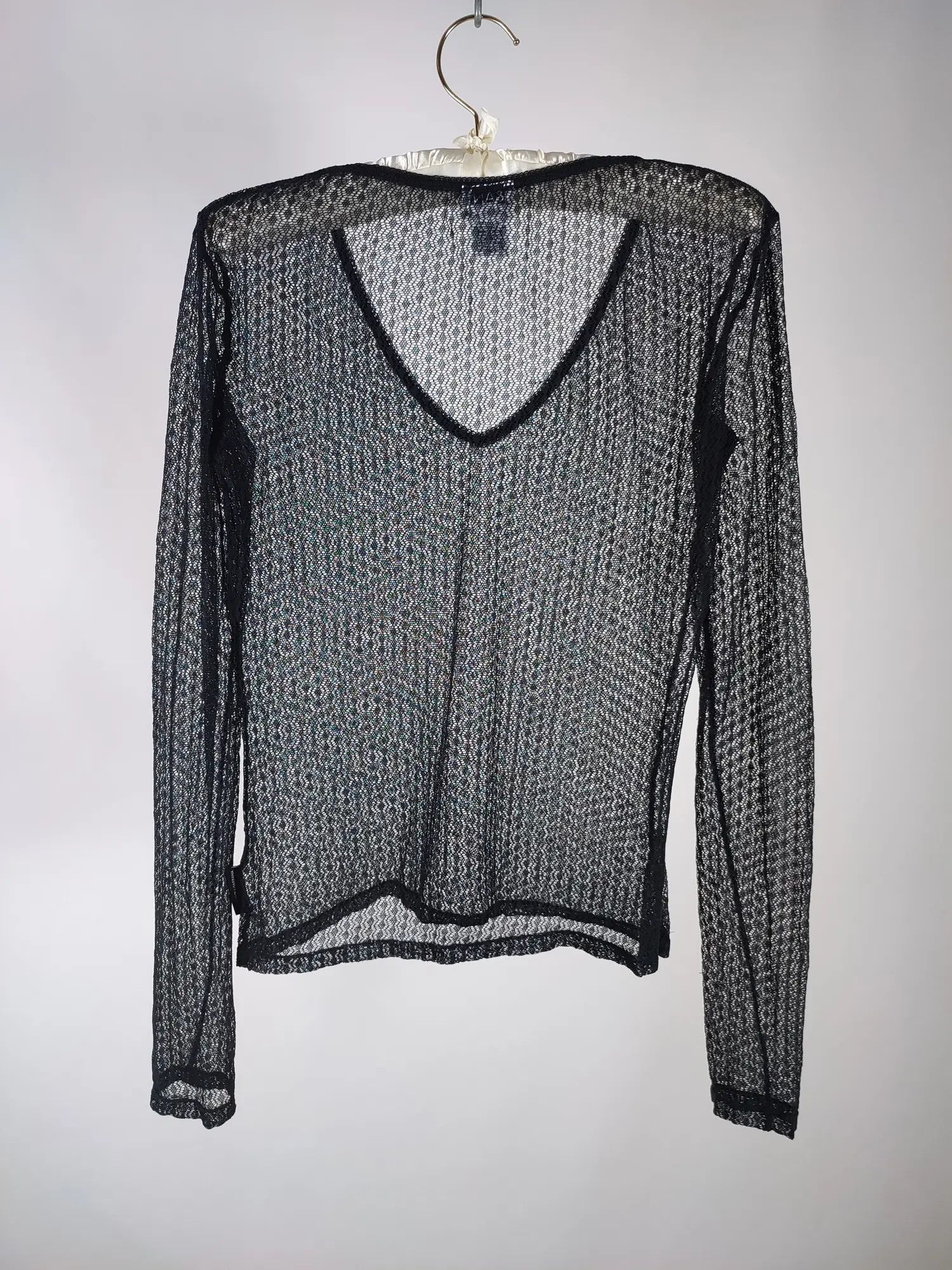 Dolce & Gabbana Dolce Gabbana Sheer Mesh Lace Vintage Top Shirt Size M / US 6-8 / IT 42-44 - 6 Thumbnail