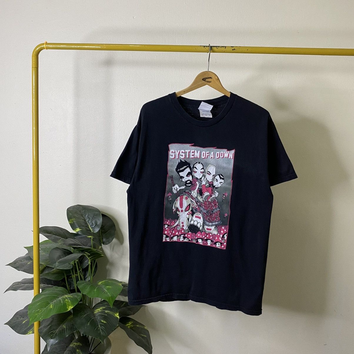 Band Tees Vintage 2000s System Of A Down Band T Shirt Size US L / EU 52-54 / 3 - 1 Thumbnail