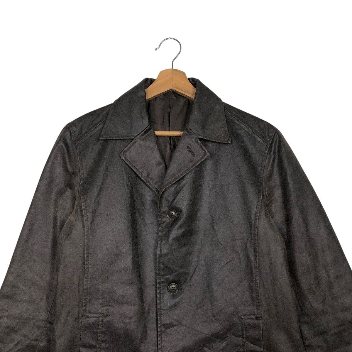 Japanese Brand 🔥VINTAGE SOFT LEATHER CHORE JACKET ASM ISSEY MIYAKE Size US S / EU 44-46 / 1 - 5 Thumbnail