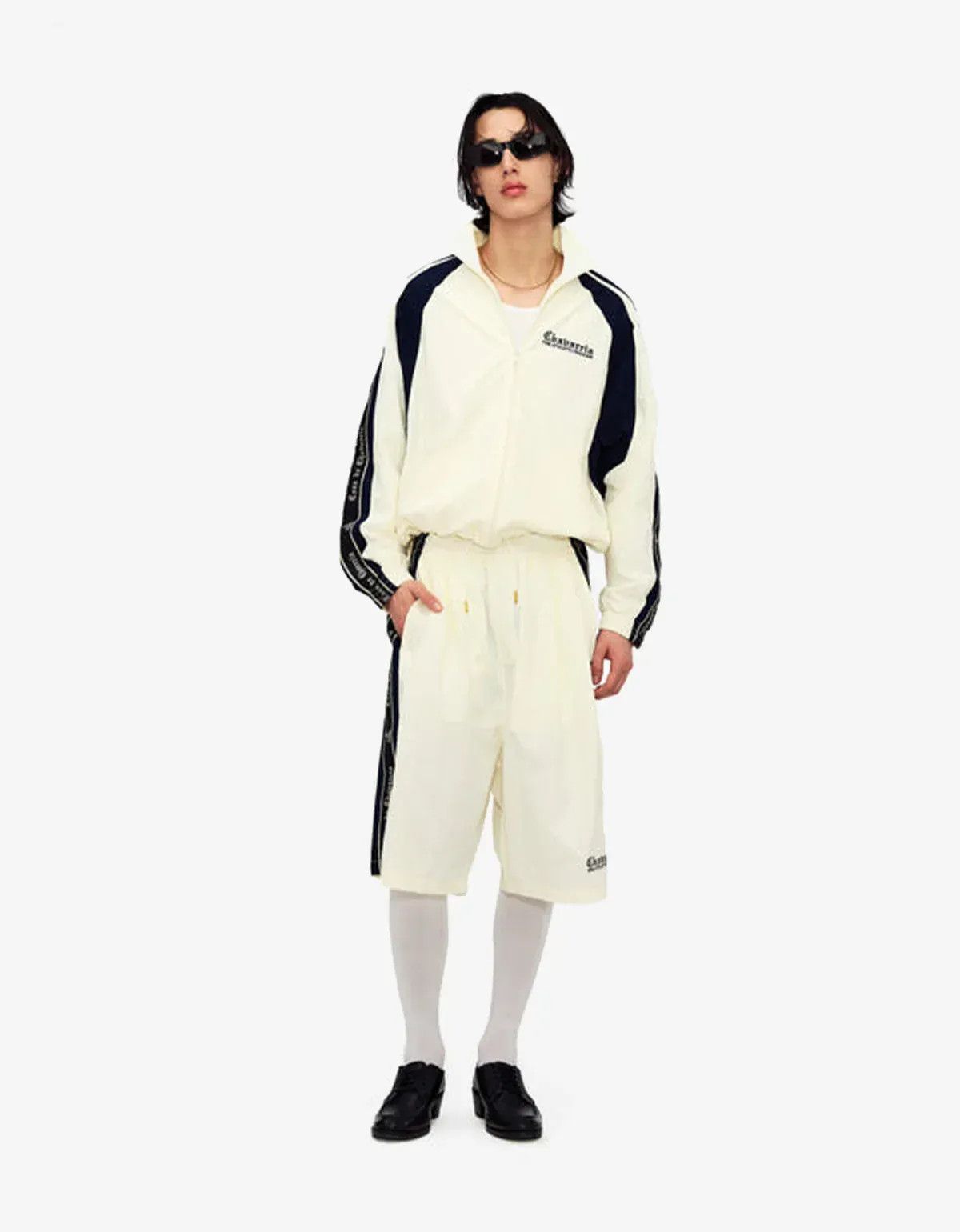 Willy Chavarria Willy Chavarria White Casa De Chavarria Tape Jacket Size US M / EU 48-50 / 2 - 3 Thumbnail