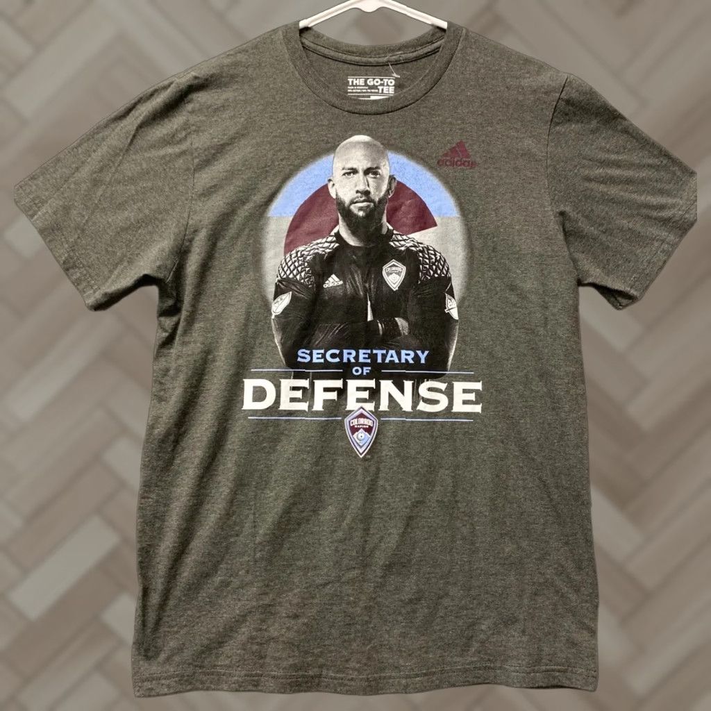 Adidas Adidas T Shirt Colorado Rapids Official MLS Gray Men’s Size M Athletic/104-17 Size US M / EU 48-50 / 2 - 1 Thumbnail