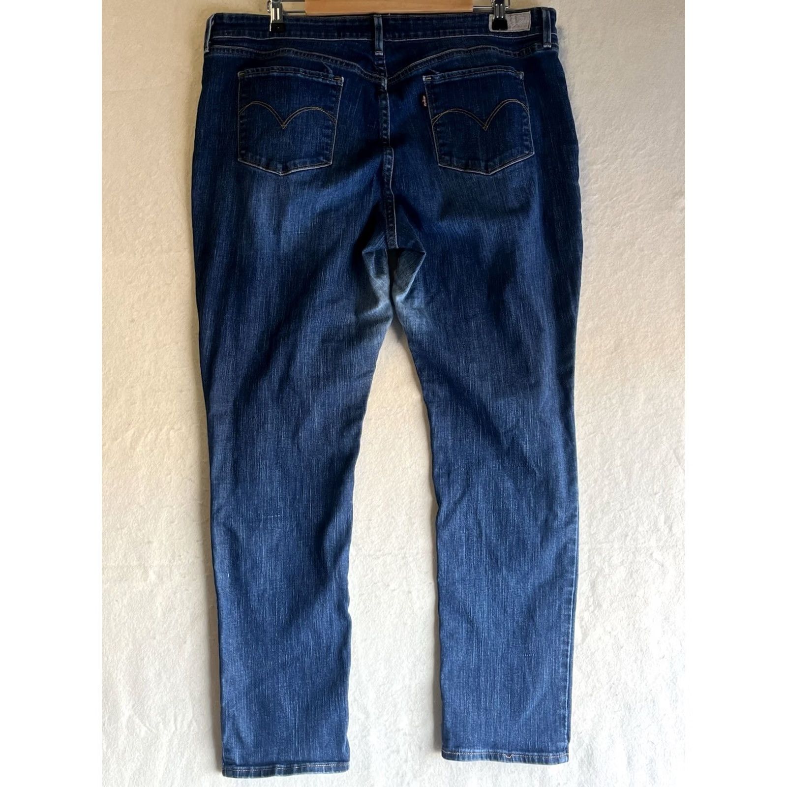 Vintage Signature by Levi Strauss Jeans Womens 20 Blue Skinny Denim Medium Size 42" / US 20 - 2 Thumbnail