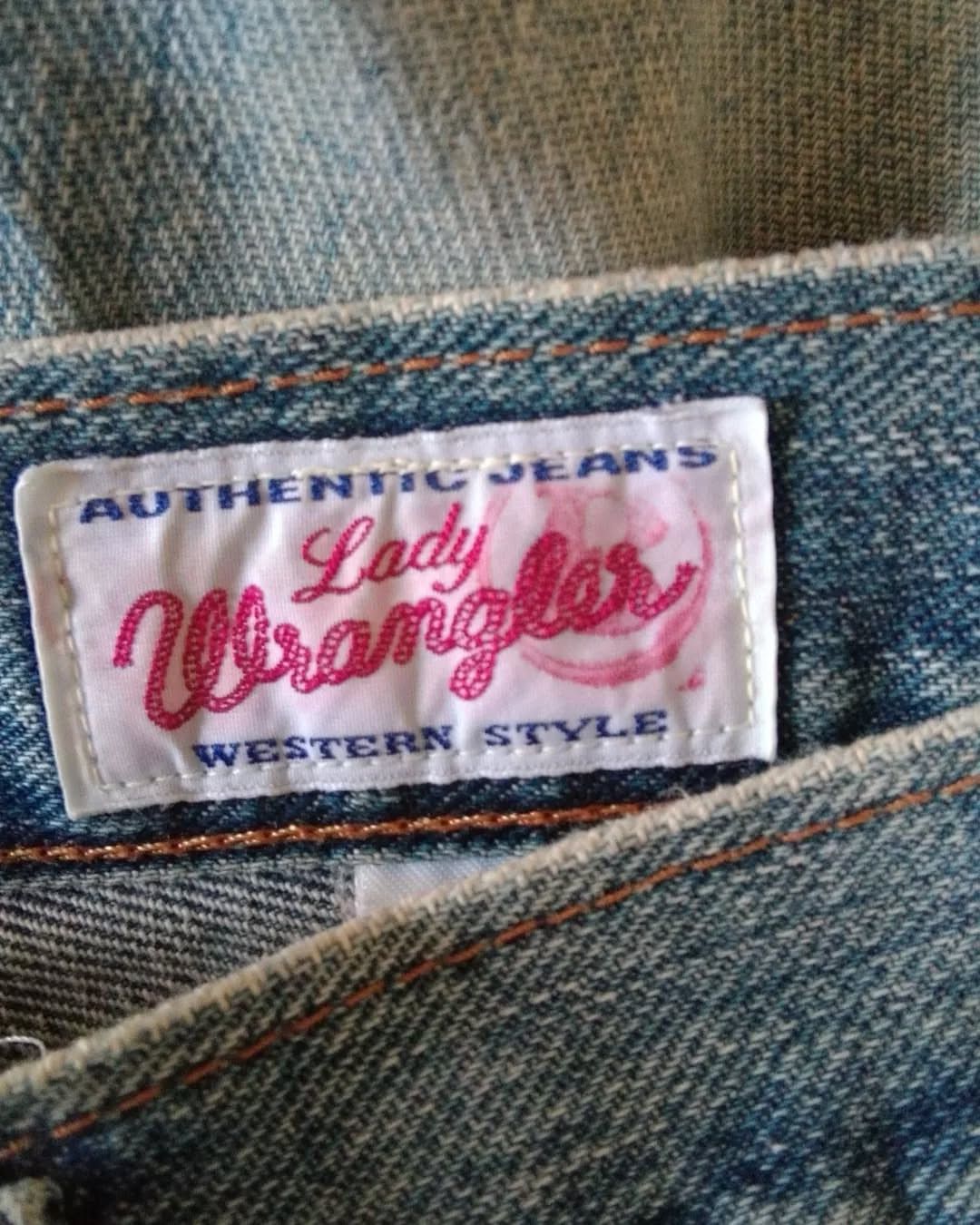 Wrangler 1990s Lady Wrangler Blue Faded Woman Denim Jeans Size 25" / US 0 / IT 36 - 7 Thumbnail