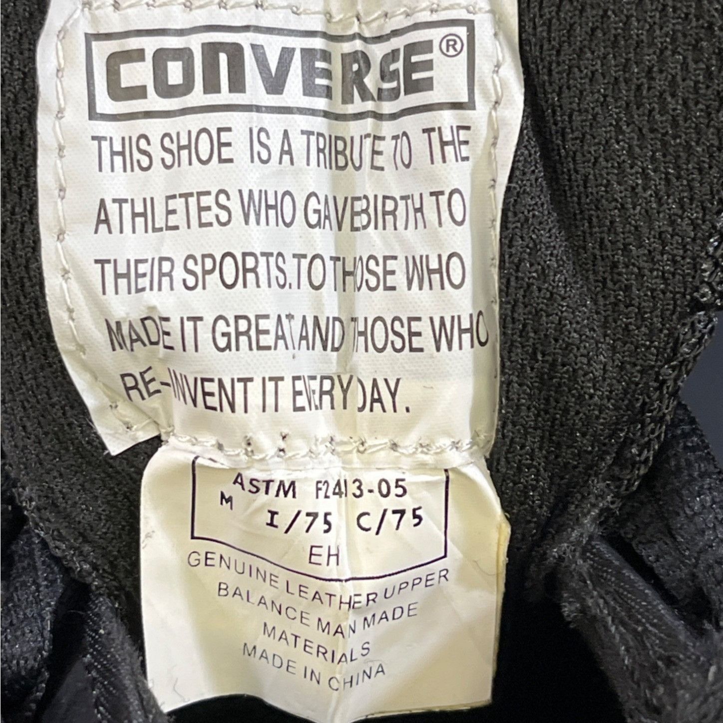 Converse Converse Women's Black Work Shoes/Sneakers Sz 6.5W SKU 5379 Size US 6.5 / IT 36.5 - 6 Thumbnail