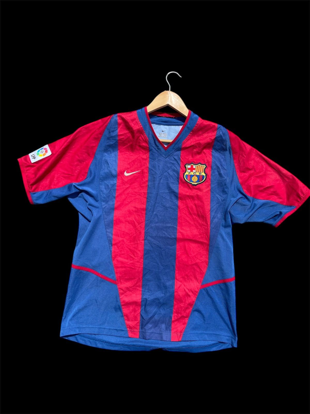 Nike × Vintage 2002 Nike Vintage Barcelona rare soccer jersey Travis Scott Size US M / EU 48-50 / 2 - 1 Thumbnail