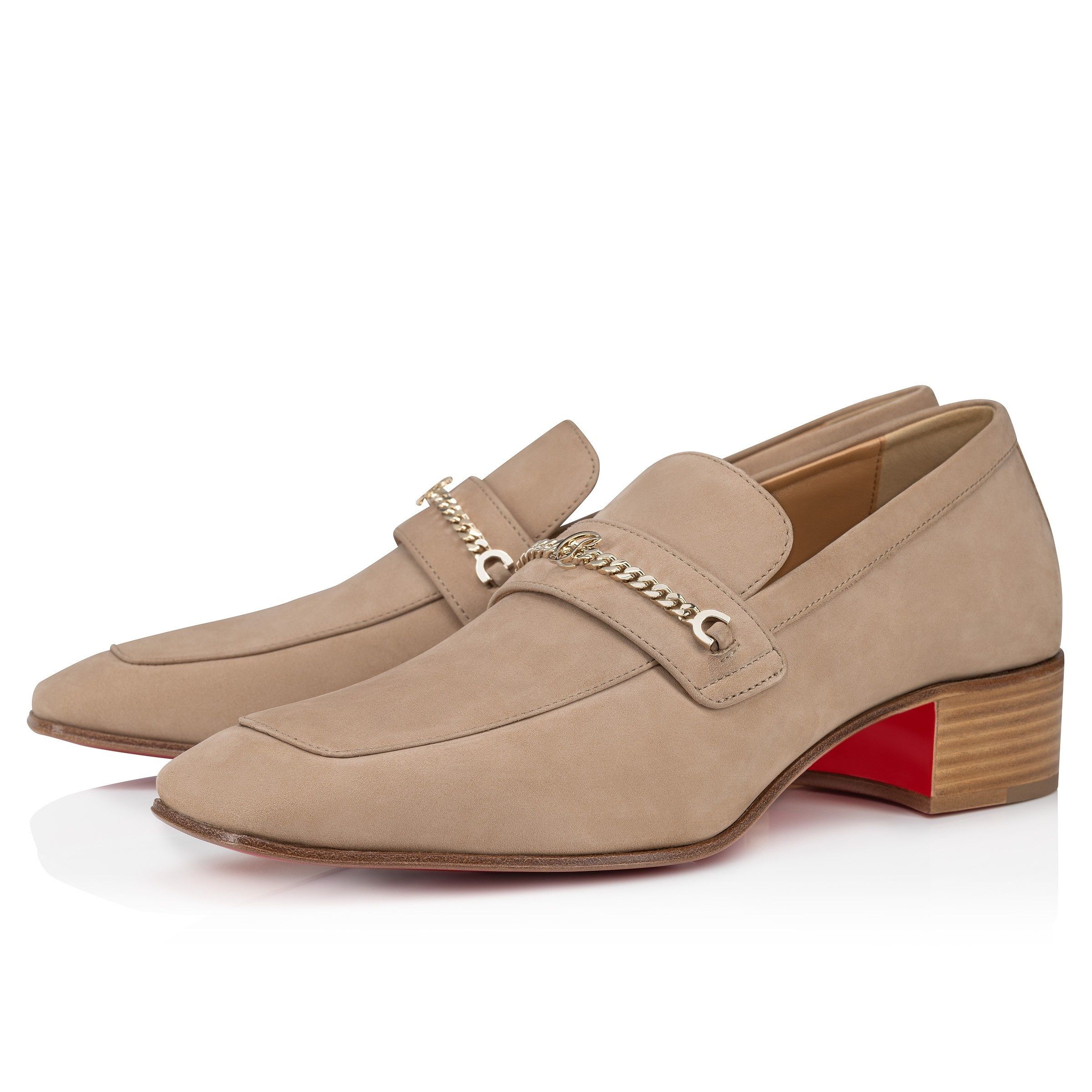 Christian Louboutin o1bcso1str0825 Mj Moc Uomo 40 in Beige Size US 7 / EU 40 - 1 Thumbnail