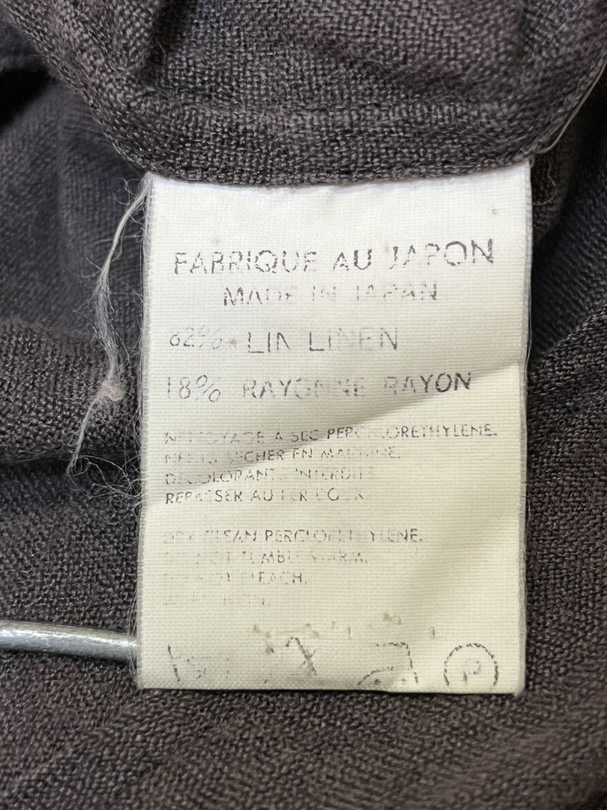 Yohji Yamamoto Y’S FOR MEN-YOHJI YAMAMOTO LINEN/RAYON BUTTON UPS SHIRT Size US XL / EU 56 / 4 - 10 Thumbnail